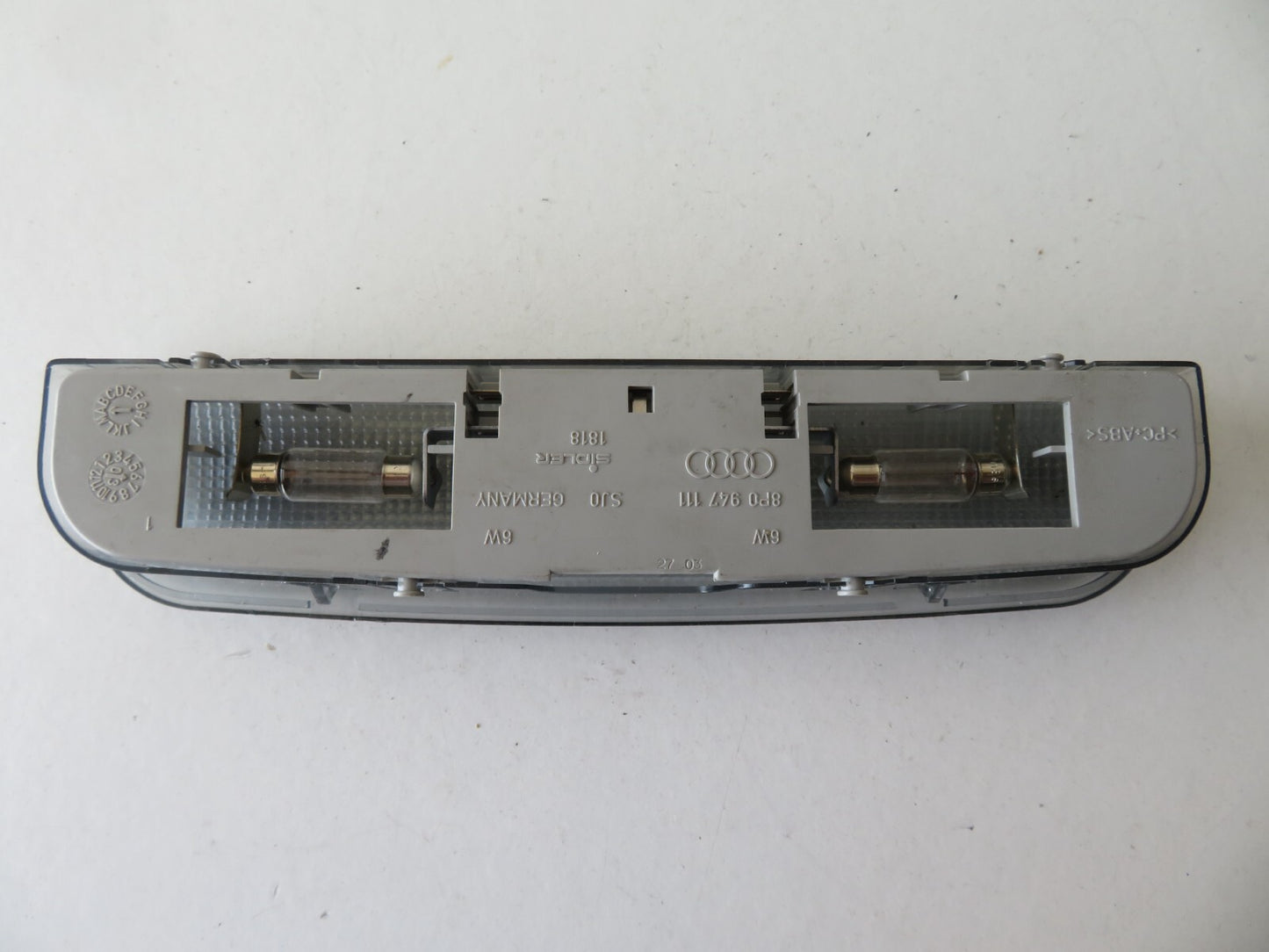 AUDI A3 8P INTERIOR ROOF LIGHT 8P0947111 2003-2008 AMS1417