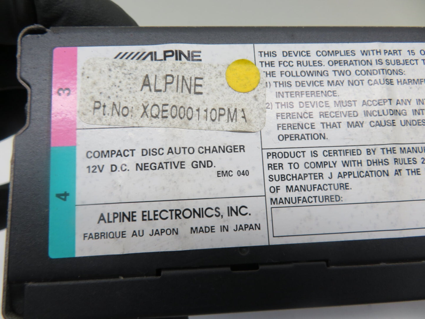 LAND ROVER FREELANDER 1 CD CHANGER XQE000110 1997-2006 1752-5