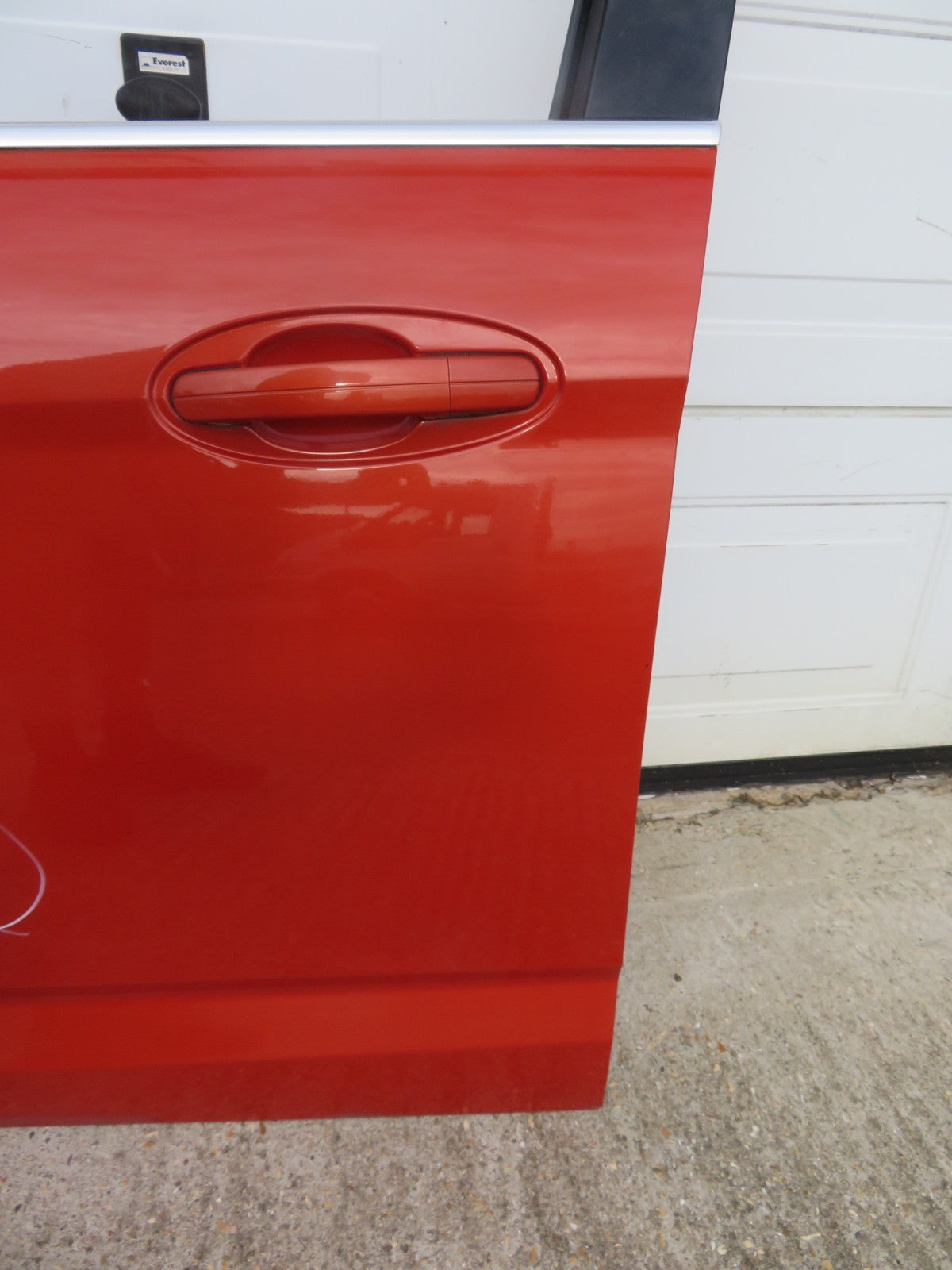 FORD CMAX C MAX NSF PASSSENGER FRONT DOOR IN ORANGE 2010-2015 (SEE PHOTOS)