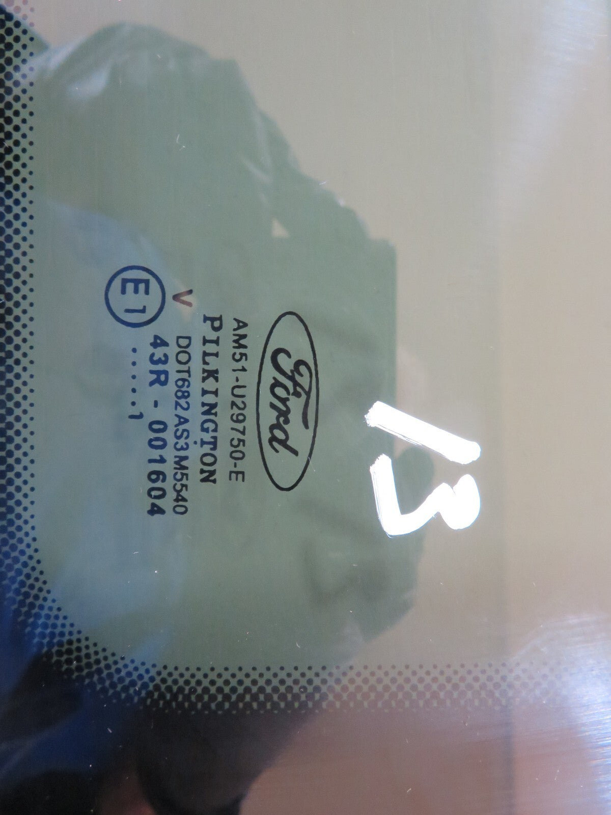 FORD C MAX GRAND OSR DRIVER REAR QUARTER GLASS WINDOW 2011-2015 1037-13