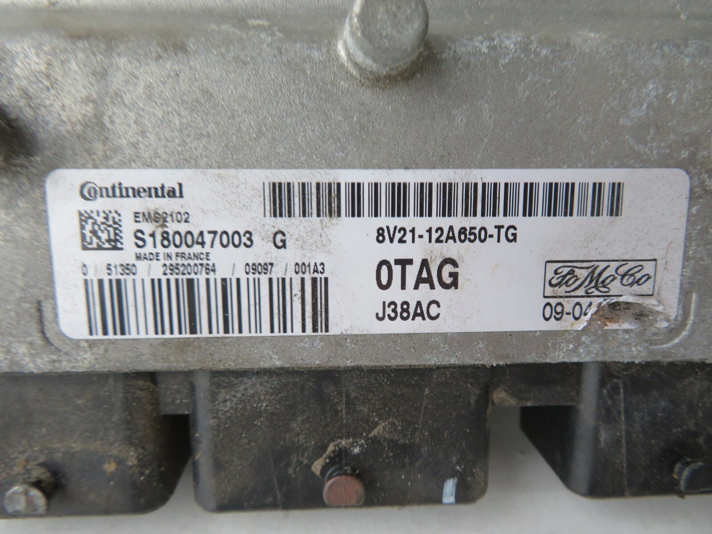 FORD FIESTA MK7 1.4 ENGINE ECU 8V21-12A650-TG 2009-2012 AMS1209-16