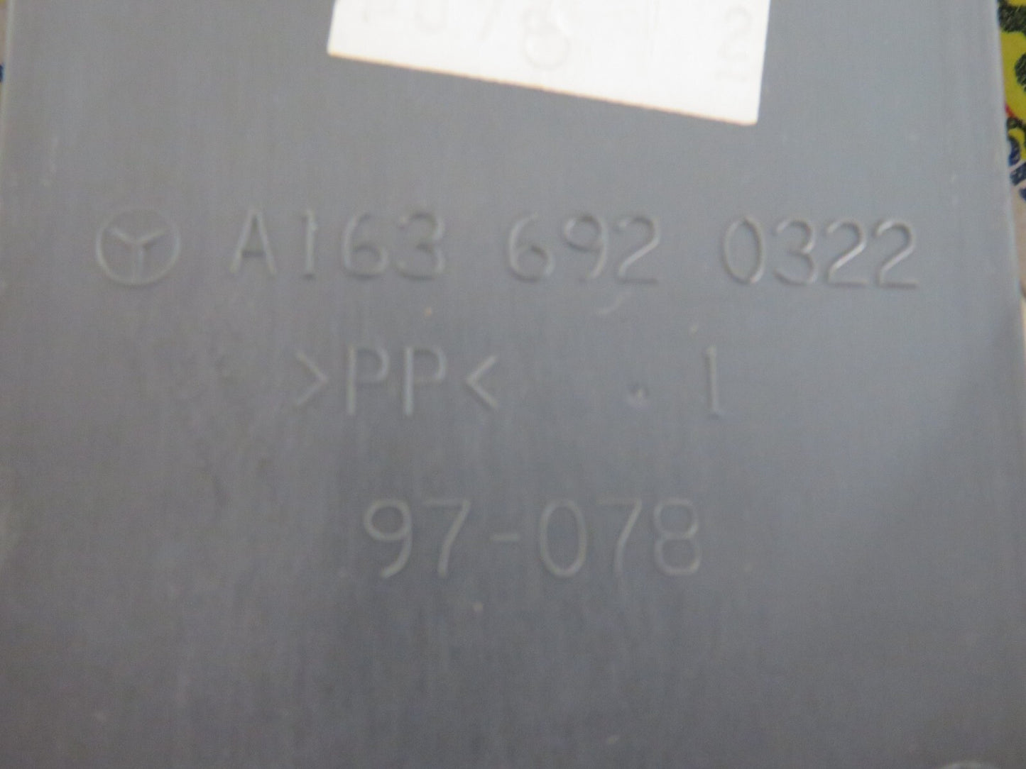 MERCEDES BENZ ML270 W163 THIRD ROW SEAT INTERIOR TRIM A1636920322 MIX1010-9