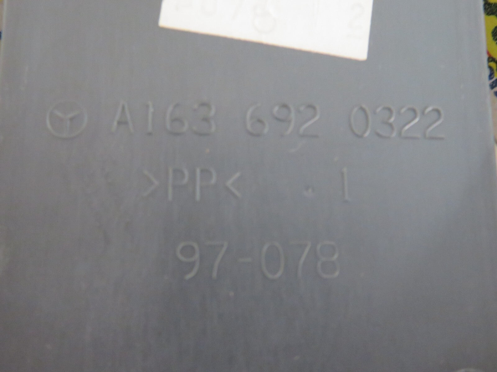 MERCEDES BENZ ML270 W163 THIRD ROW SEAT INTERIOR TRIM A1636920322 MIX1010-9