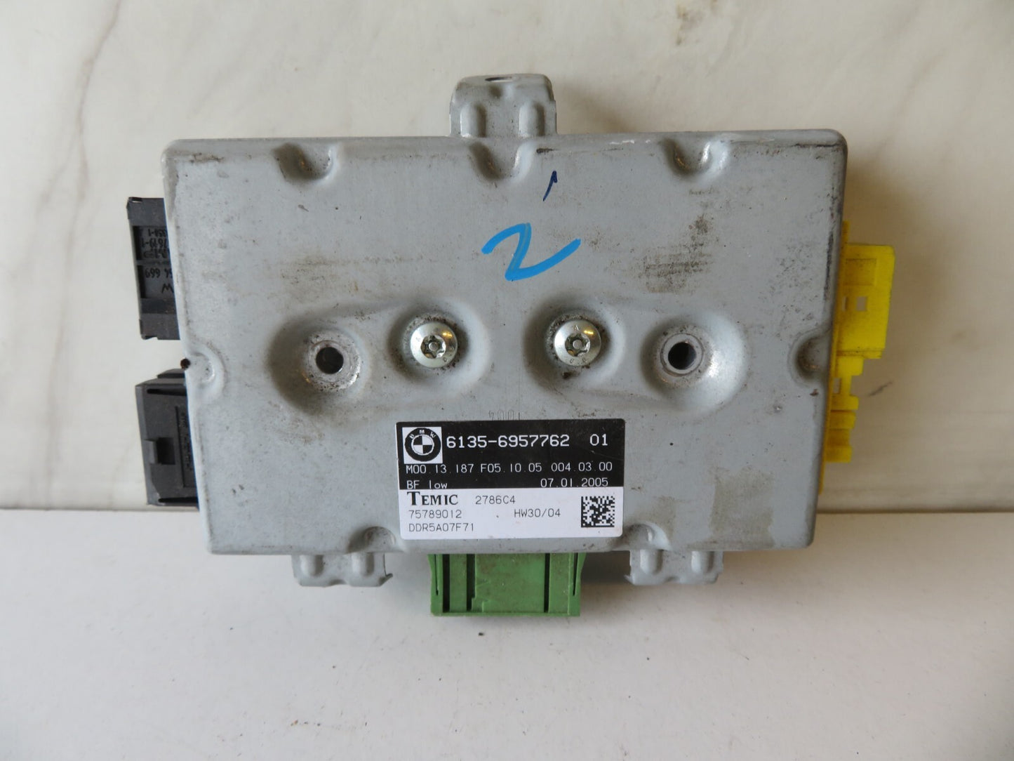 BMW 5 SERIES E60 DOOR CONTROL MODULE ECU 6957762 2004-2007 AMS124-1 SA