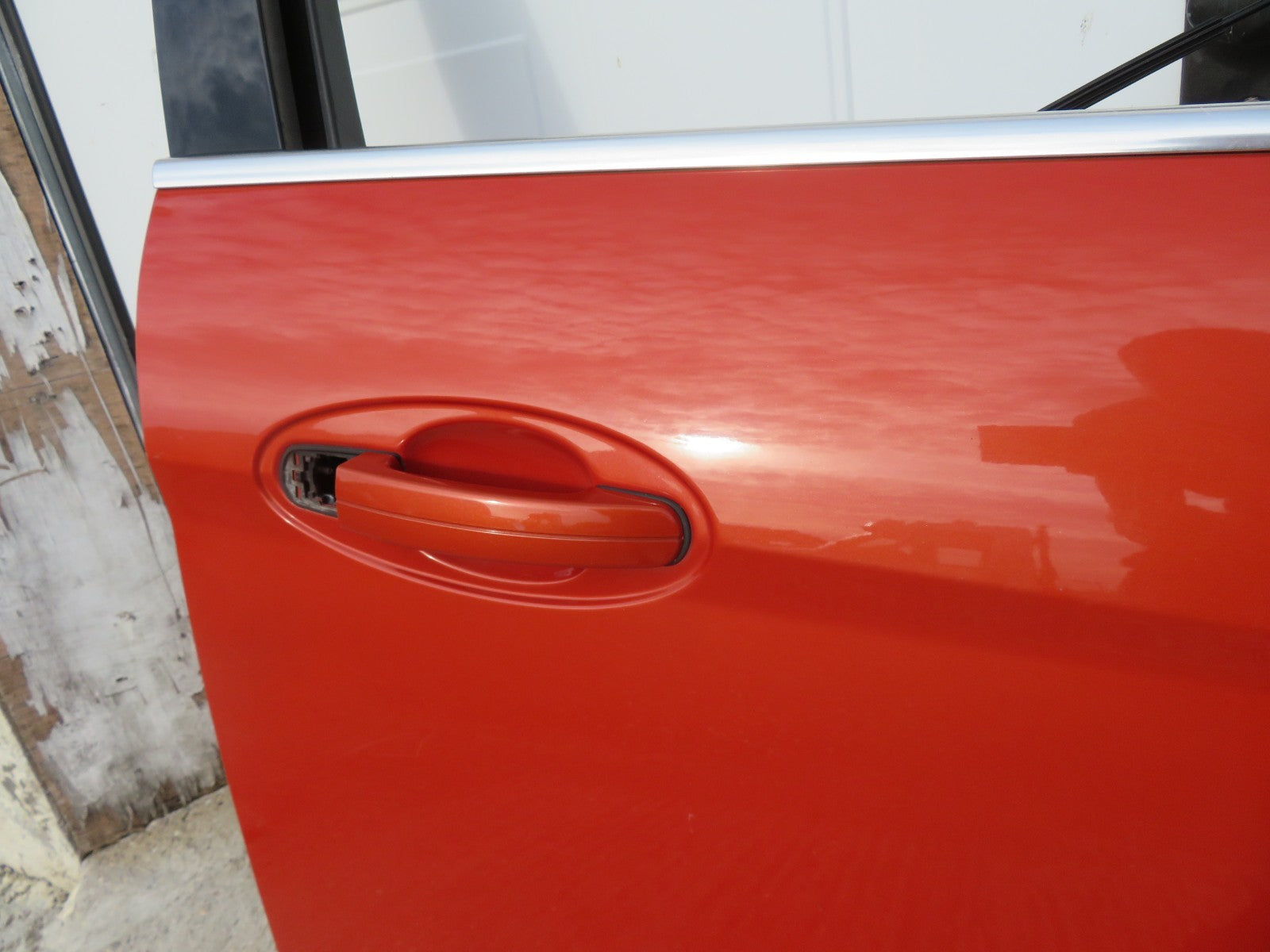 FORD CMAX C MAX OSF FRONT DRIVER DOOR IN ORANGE 2010-2015 (SEE PHOTOS)
