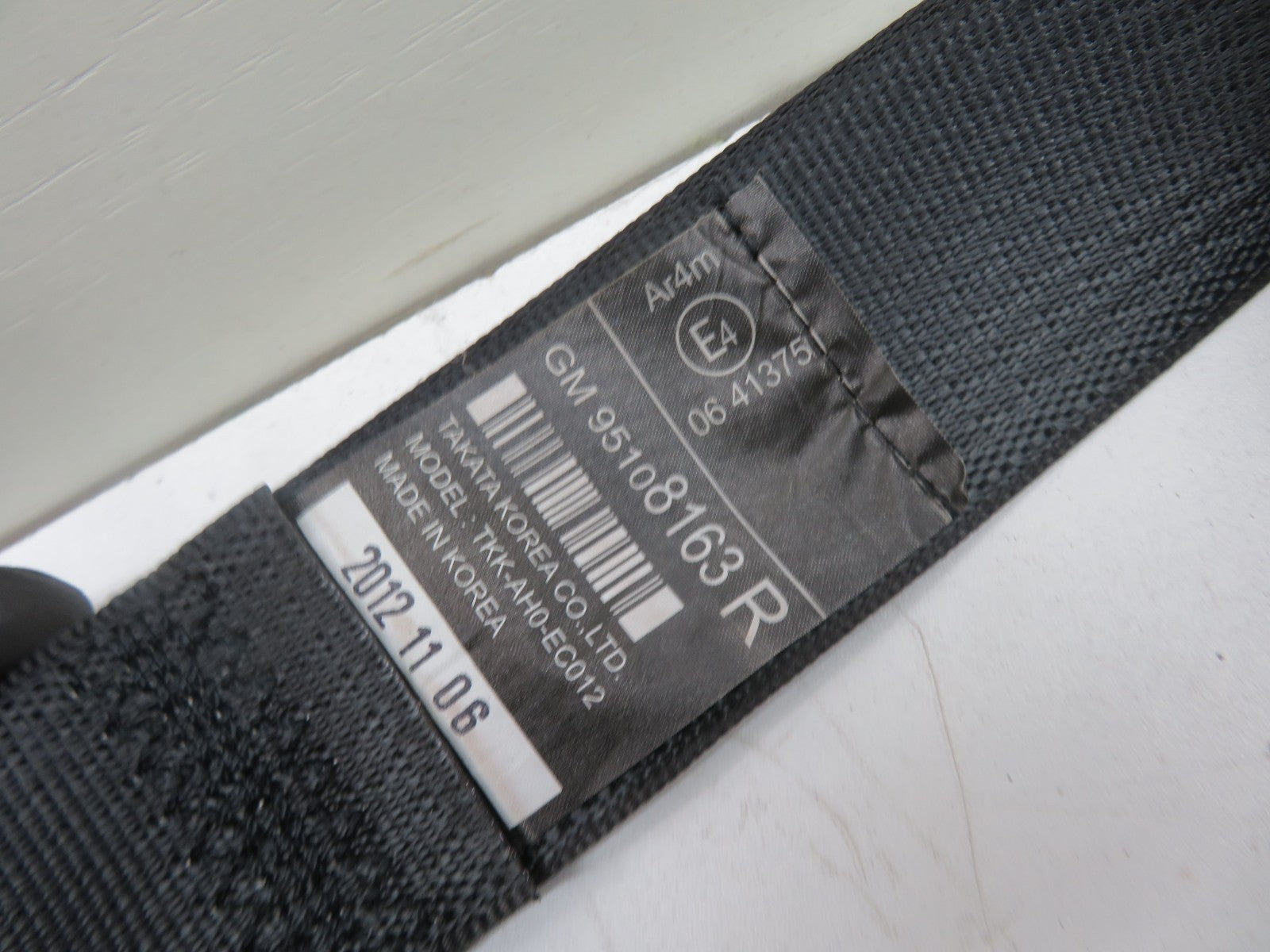 VAUXHALL MOKKA OSR REAR DRIVER SEAT BELT 95108163 2012-2016 1147-9