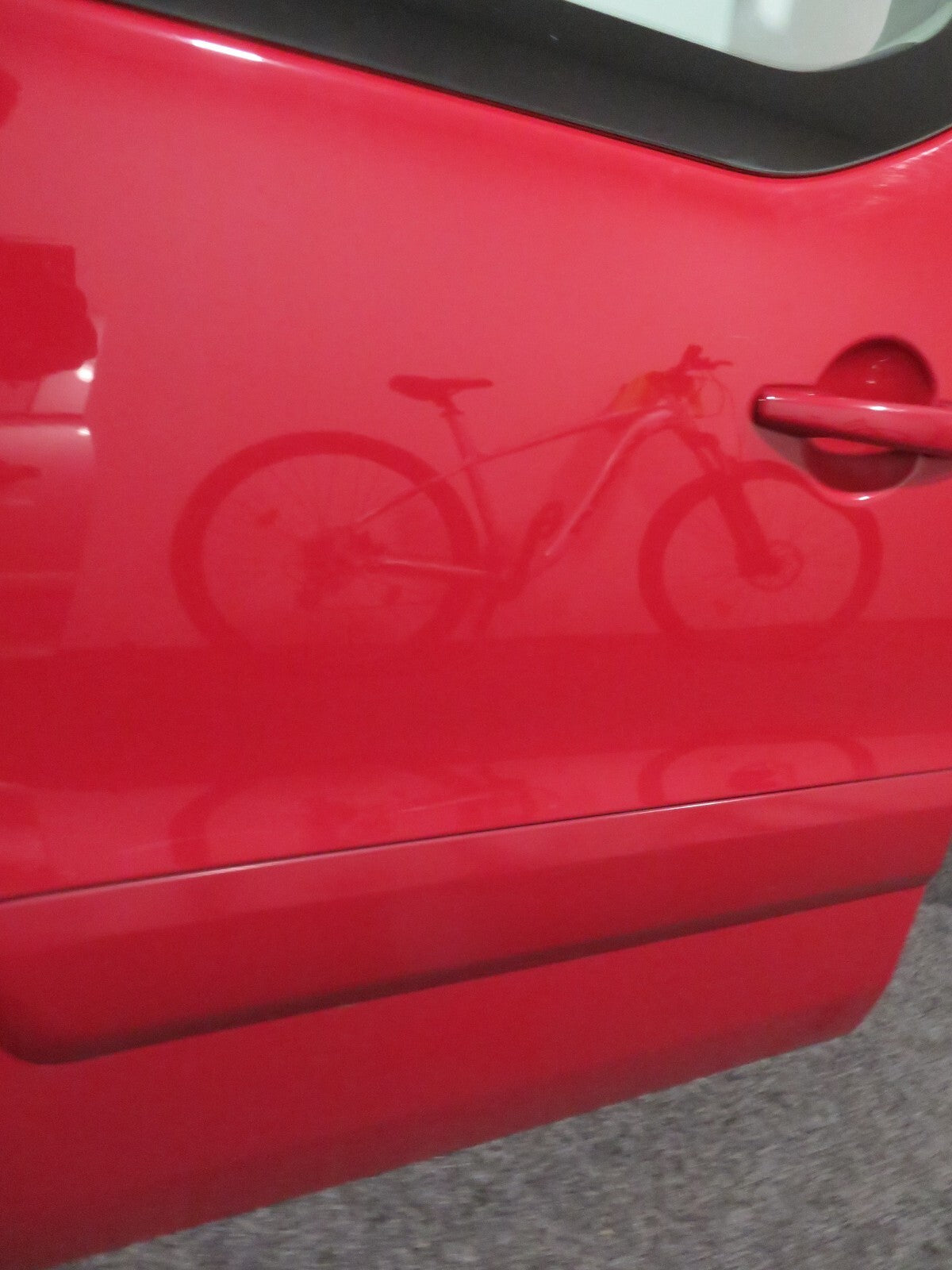 CITROEN BERLINGO OS DRIVER REAR SLIDING DOOR RED MULTISPACE 2008-2018