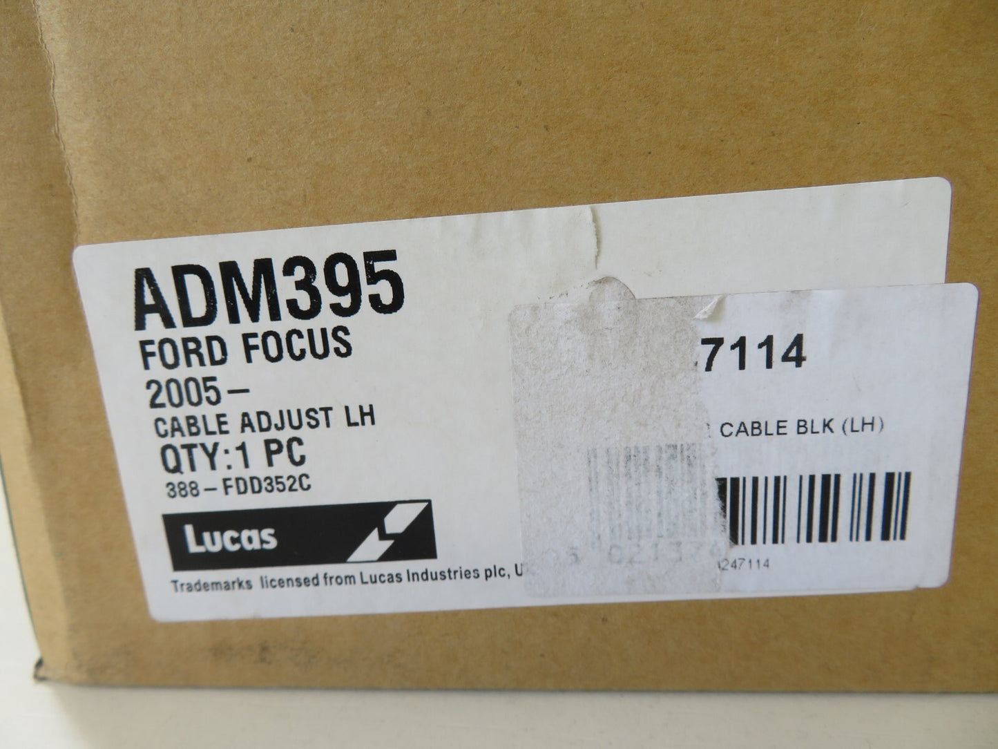 NS PASSENGER DOOR WING MIRROR FOR FORD FOCUS 2005-2008 LUCAS ADM395