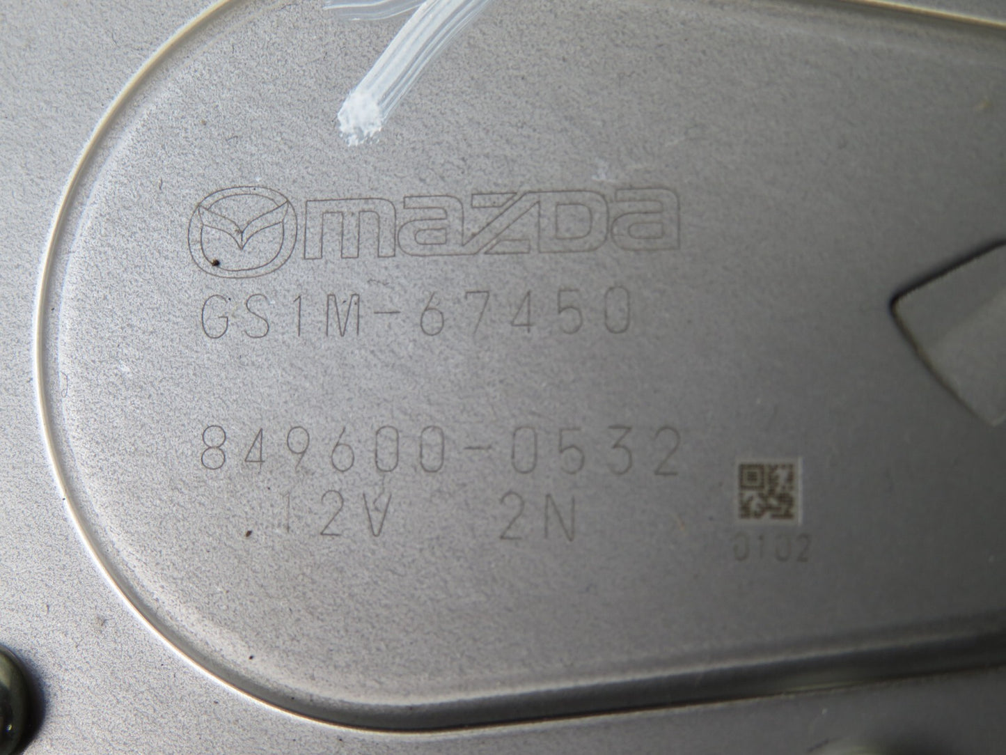 MAZDA 6 REAR WIPER MOTOR GS1M-67450 2008-2012 AMS1110-7