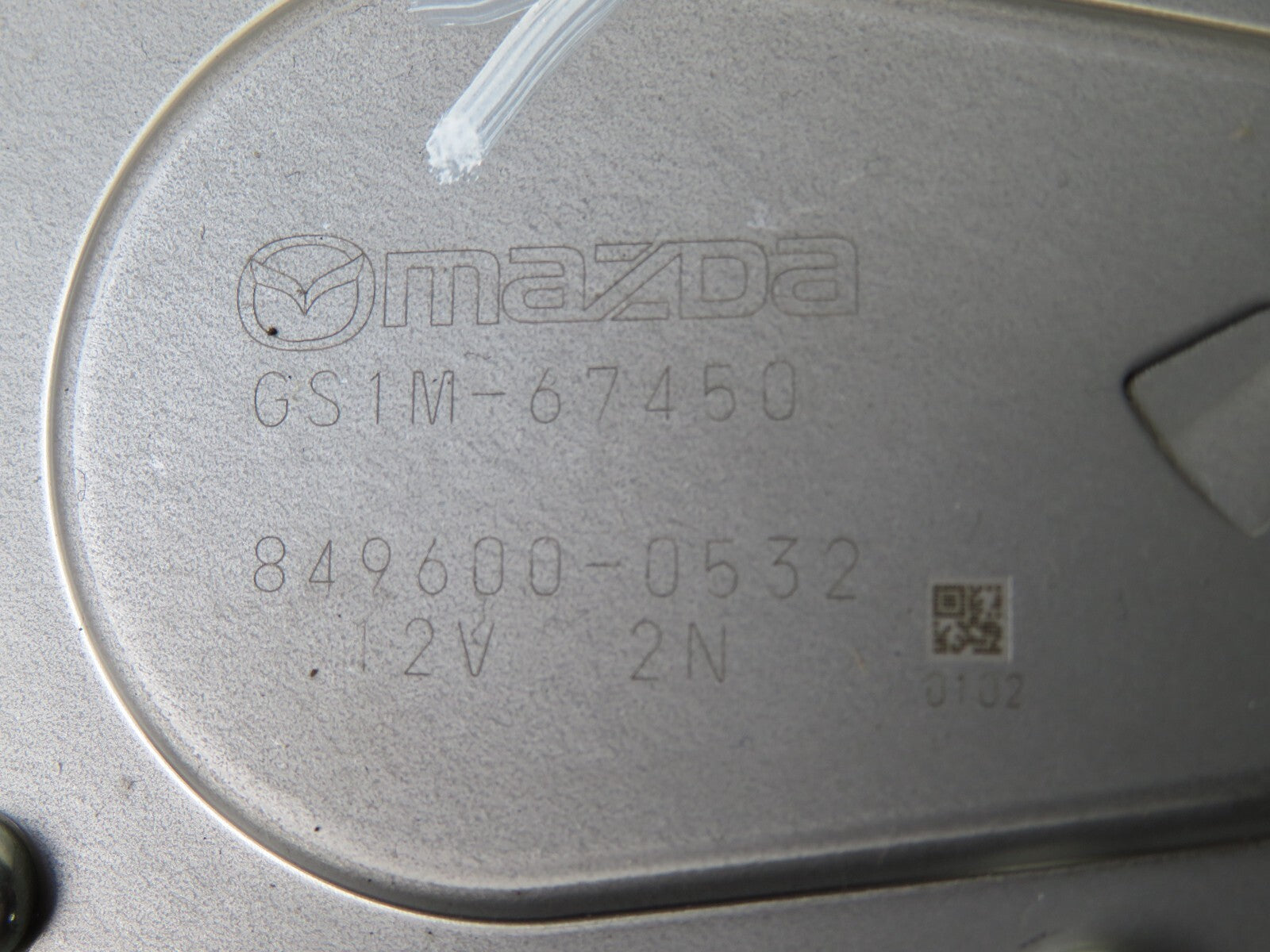 MAZDA 6 REAR WIPER MOTOR GS1M-67450 2008-2012 AMS1110-7