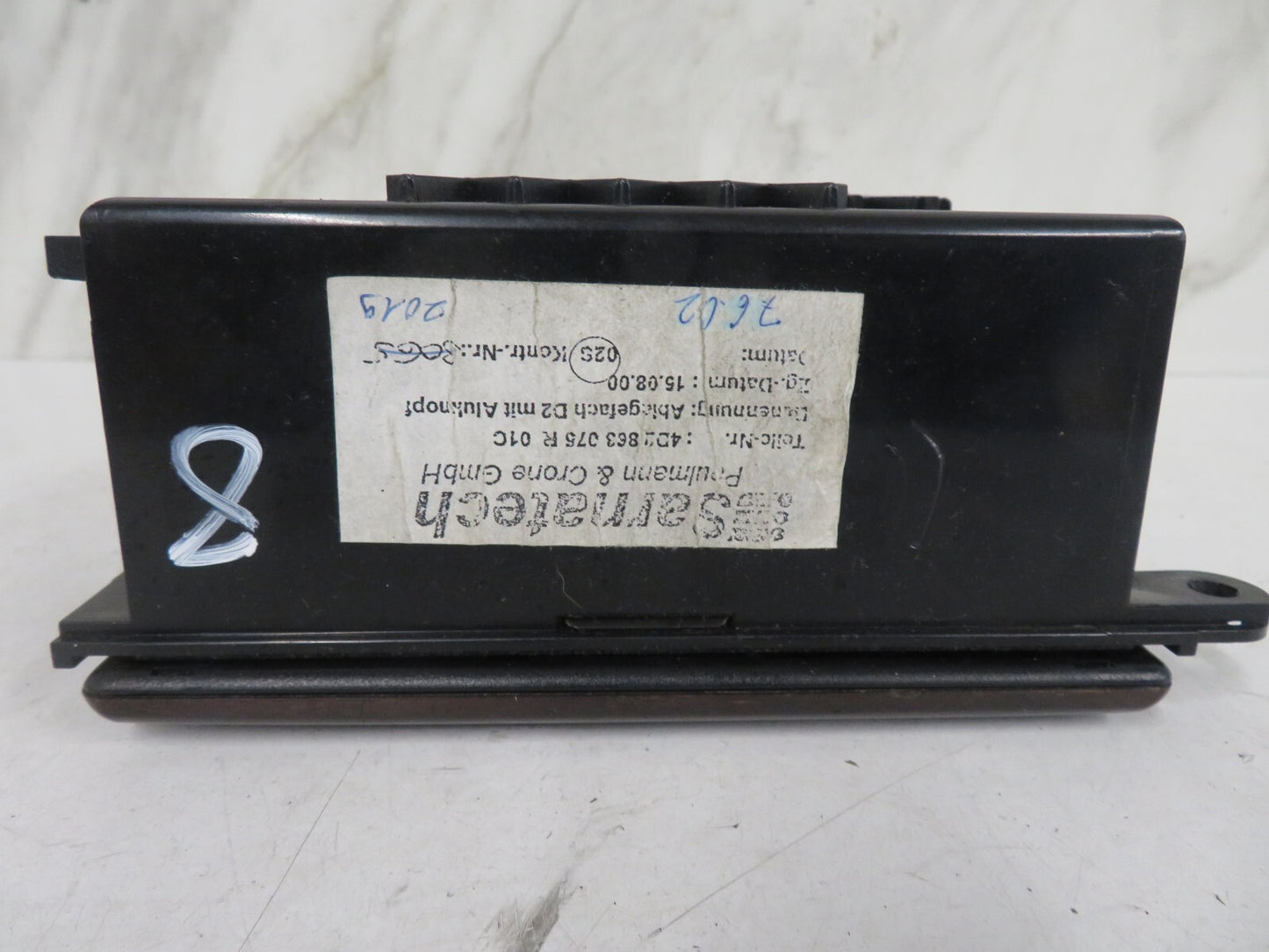 AUDI A8 D2 CENTER CONSOLE STORAGE TRIM 4D2863075Q 1998-2002 1426-8