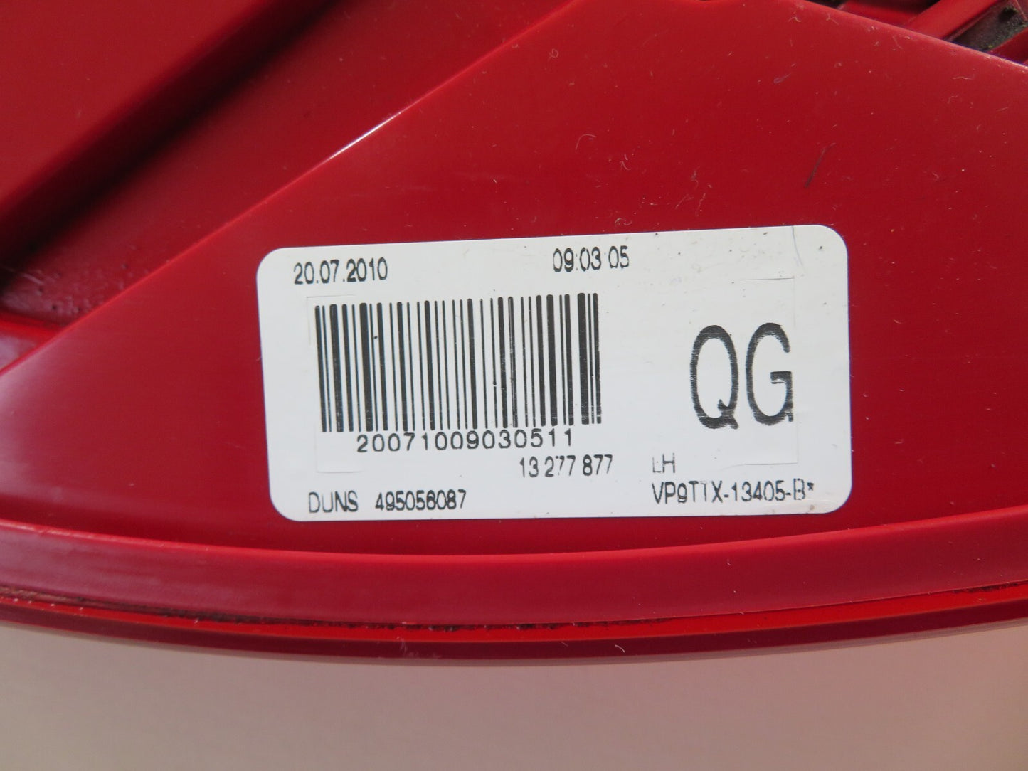 VAUXHALL INSIGNIA ESTATE NSR PASSENGER TAIL LIGHT 13277877 2008-2013 OSBK1731