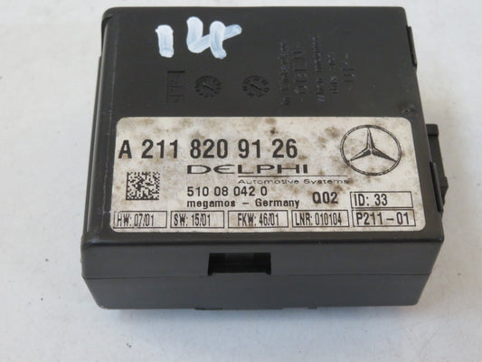 MERCEDES S CLASS W220 ALARM SENSOR CONTROL UNIT 2118209126 1998-2005 A1415-14