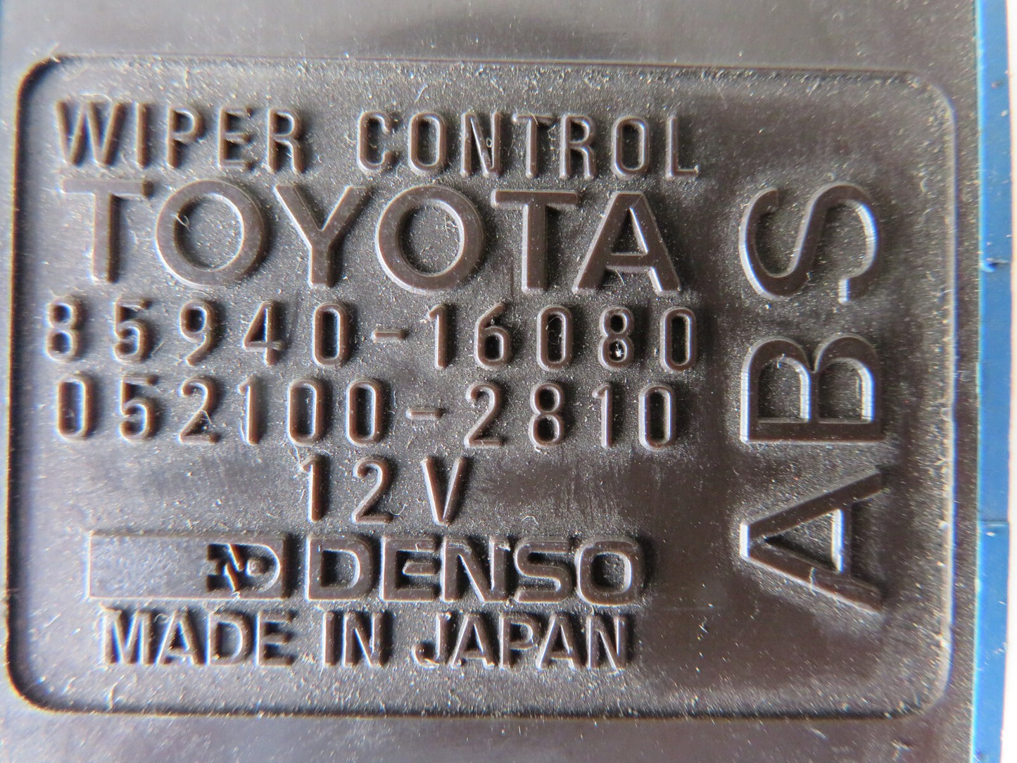 DAIHATSU SIRION WIPER CONTROL RELAY 85940-16080 2005-2010 ACS1720