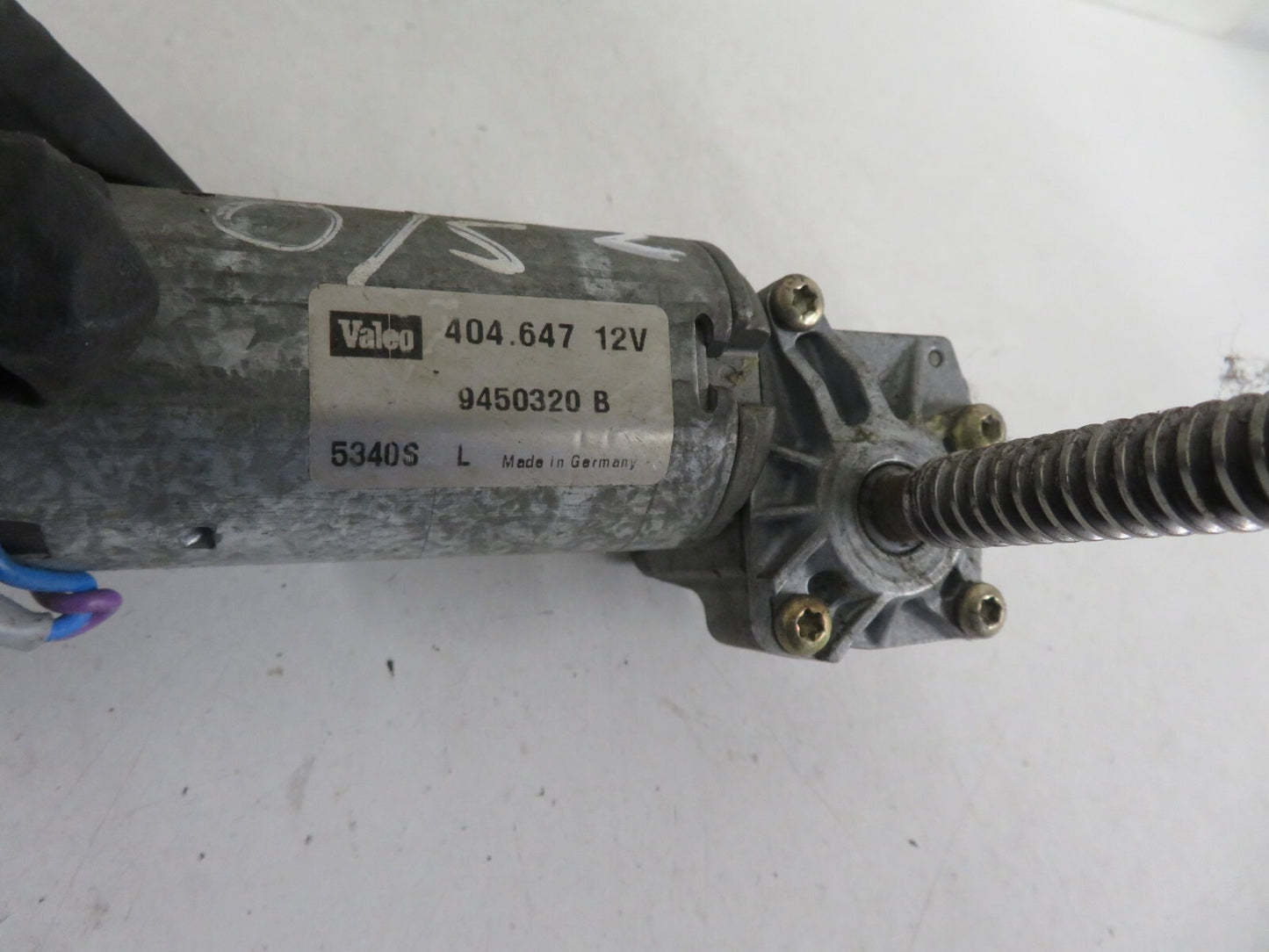 ROVER 75 OSR FRONT SEAT MOTOR REGULATOR 9450320B 1999-2005 1626-2