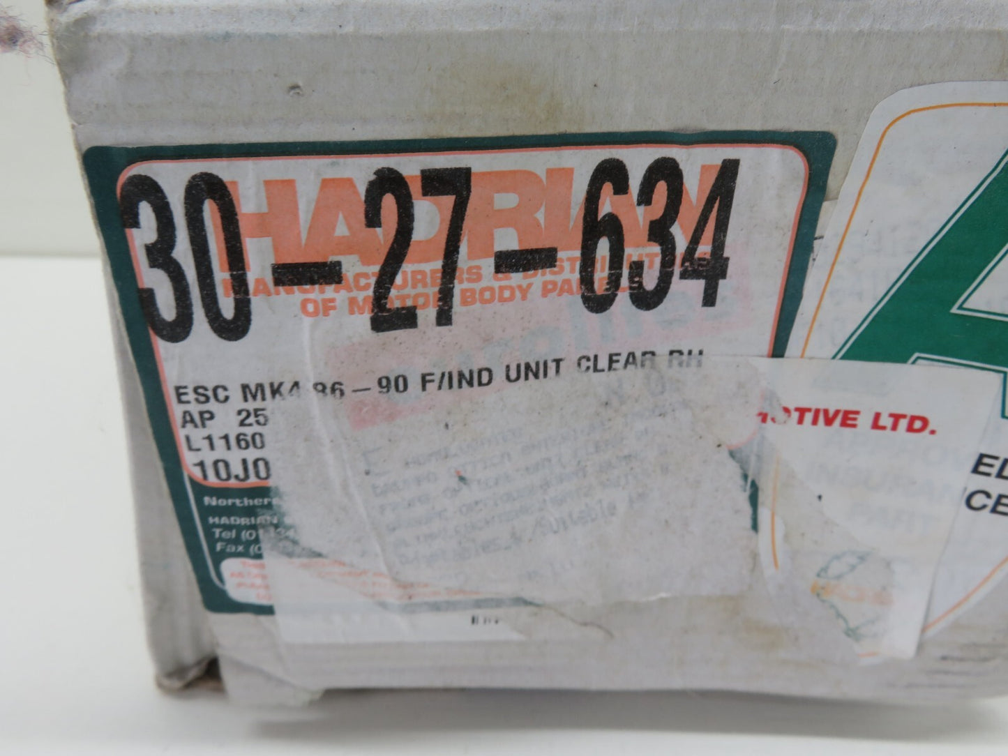 OS DRIVER FRONT INDICATOR LIGHT FOR FORD ESCORT MK4 1986-1990