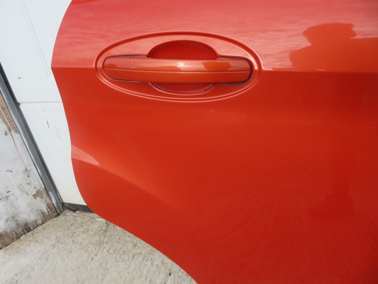 FORD CMAX C MAX OSR DRIVER REAR DOOR IN ORANGE 2010-2015 (SEE PHOTOS)