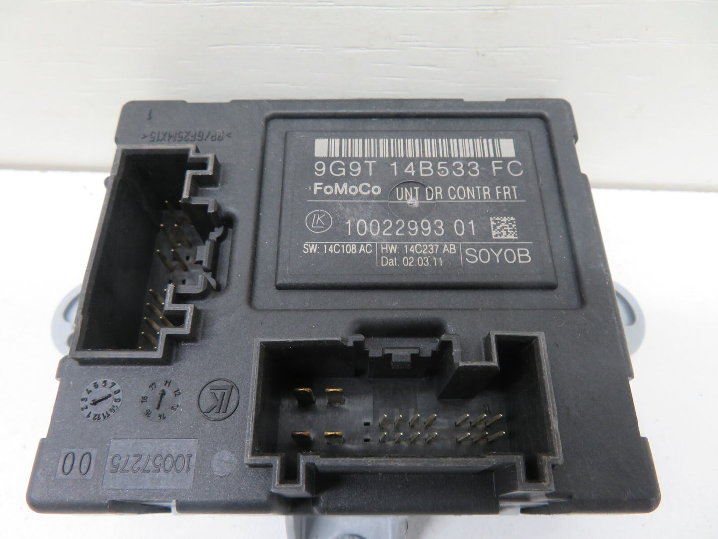 FORD MONDEO MK4 NSF FRONT DOOR CONTROL MODULE 9G9T-19B534FC 2007-2014 173624