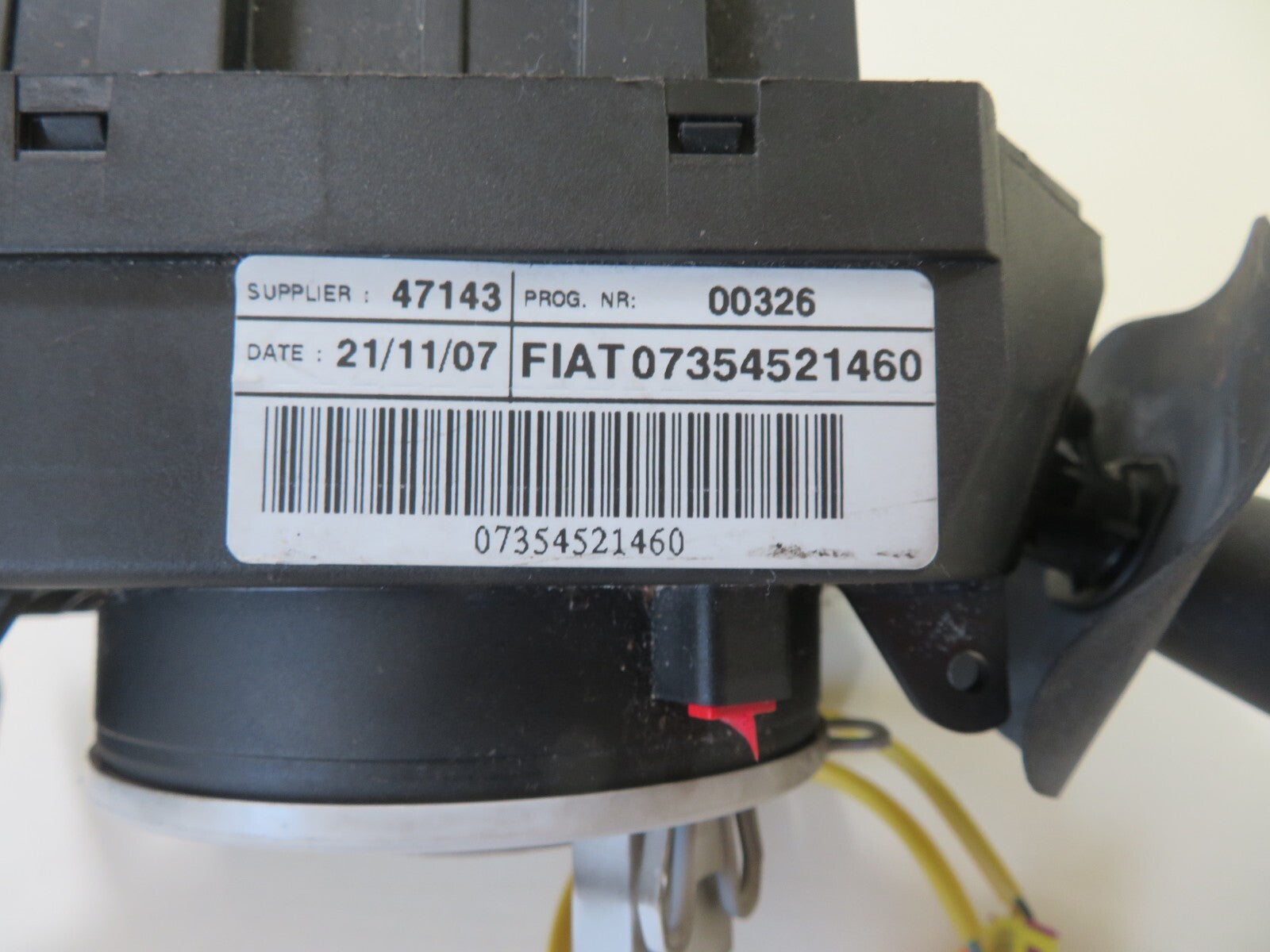 FIAT 500 INDICATOR WIPER STALK SQUIB 07354521460 2007-2014 1502-1