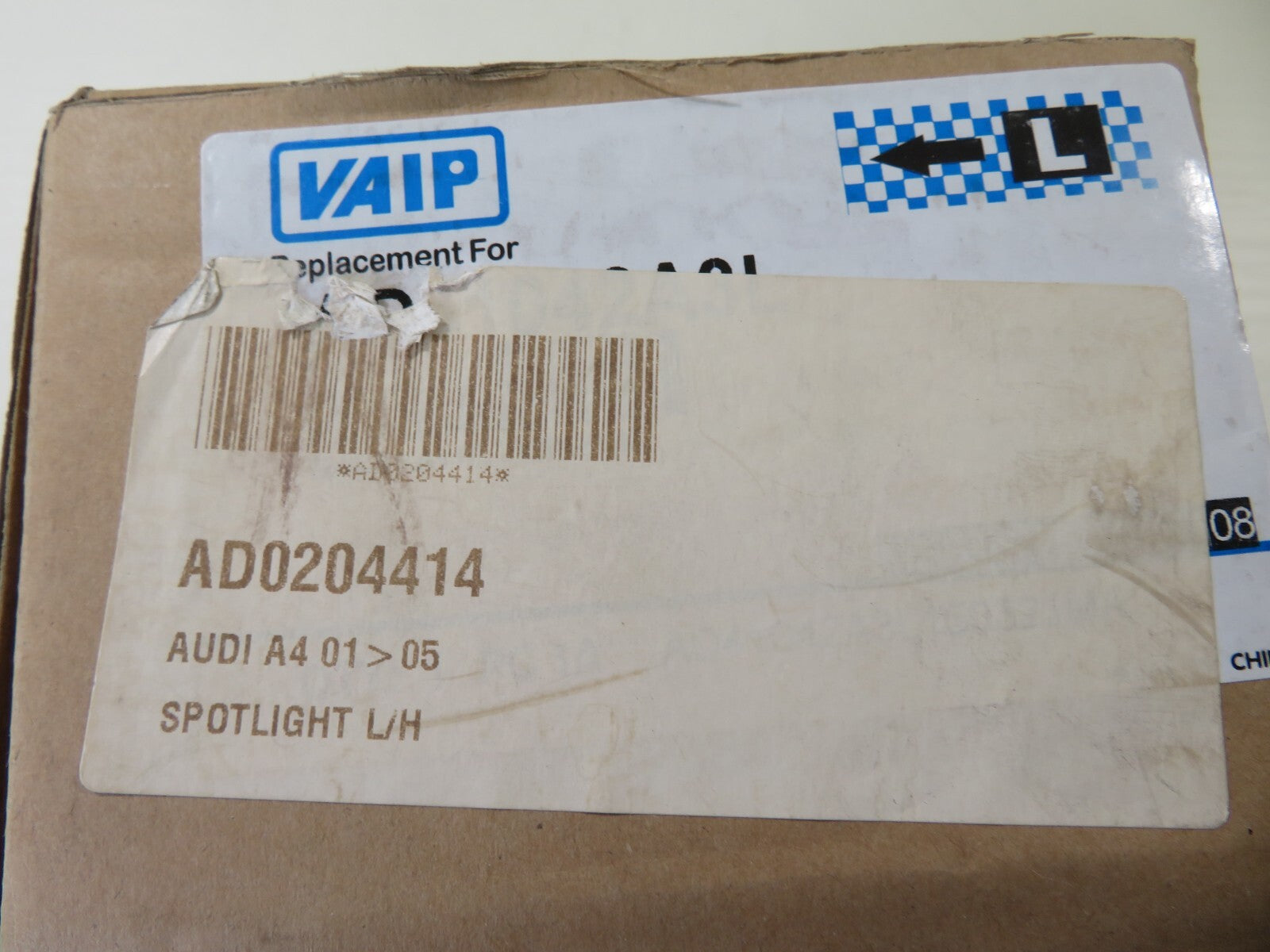 NS PASSENGER LH FRONT FOG LIGHT AD0204414 FOR AUDI A4 B6 2001-2005 REFRS1