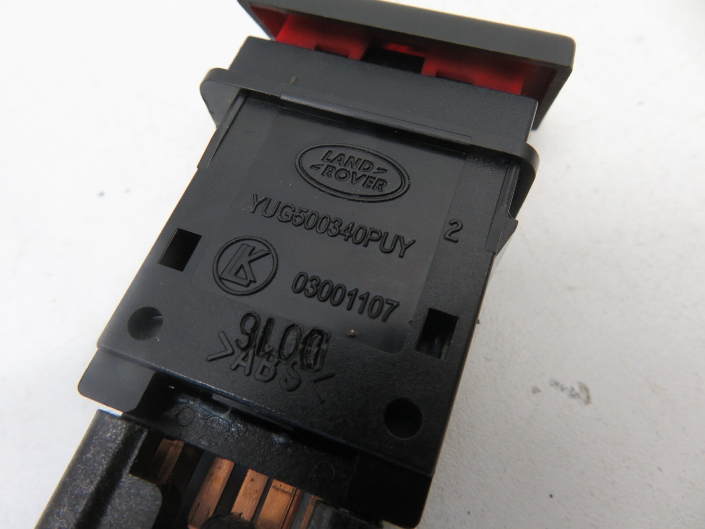 LAND ROVER FREELANDER 1 HAZARD SWITCH (SEE PHOTOS) 1997-2006 1730-12