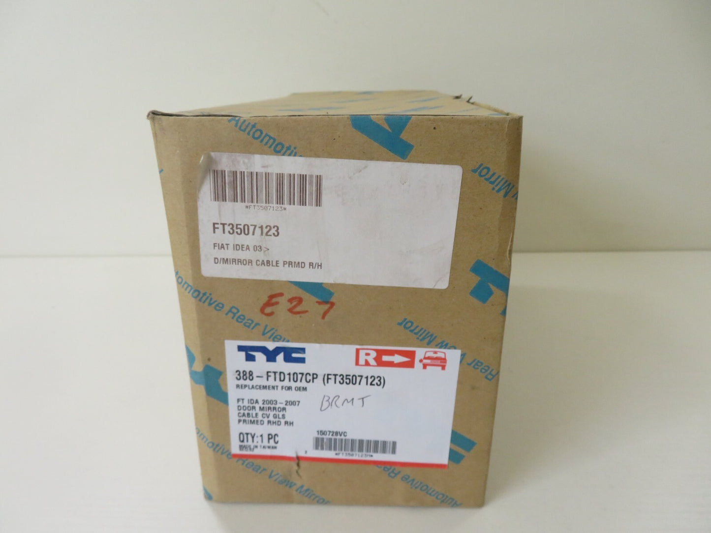 OS DRIVER DOOR WING MIRROR TYC 388-FTD107CP FITS FIAT IDEA 2003-2007 #BRMT