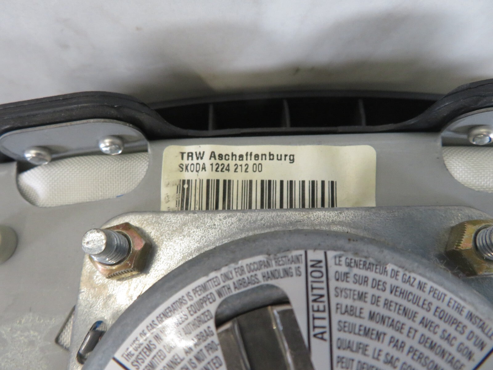 SKODA FABIA MK1 STEERING WHEEL AIR BAG 2000-2007 A1038-1