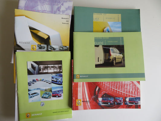 RENAULT SCENIC OWNERS MANUAL WITH FOLDER 2003-2006 HM4-20