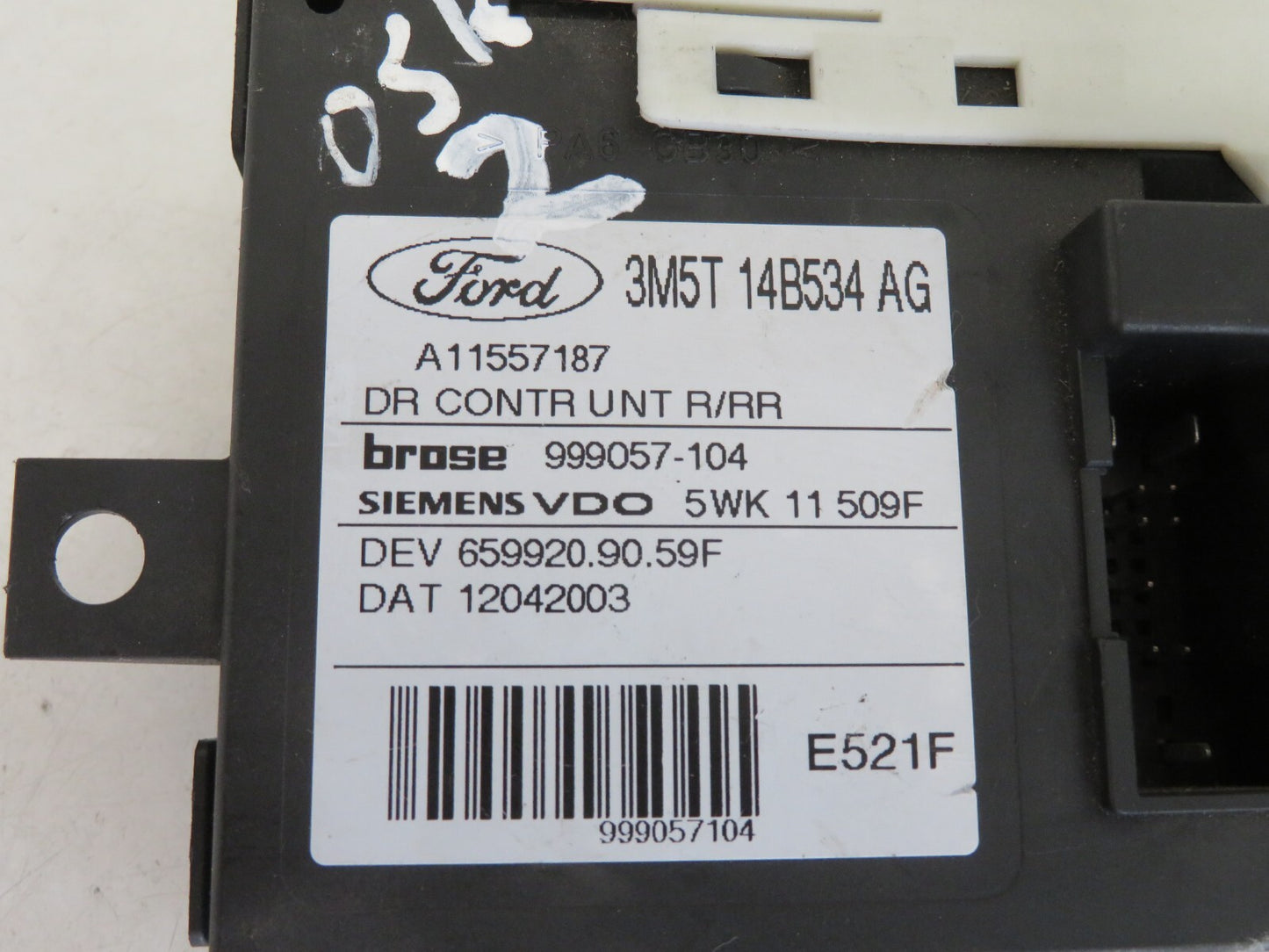 FORD FOCUS C-MAX OSR WINDOW MOTOR 3M5T-14B534-AG 2003-2010 MIXAM1404-2