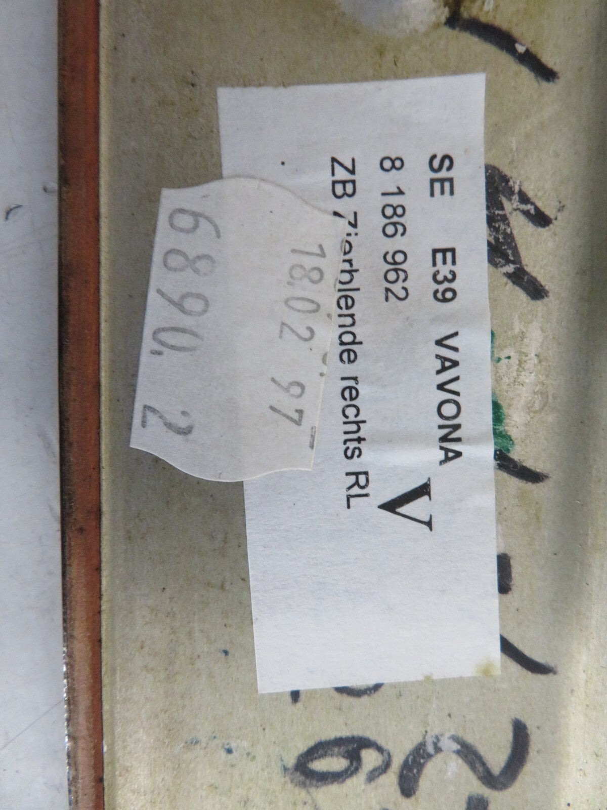 BMW 5 SERIES E39 INTERIOR WOOD TRIM 8186962 1996-2003 1518-33