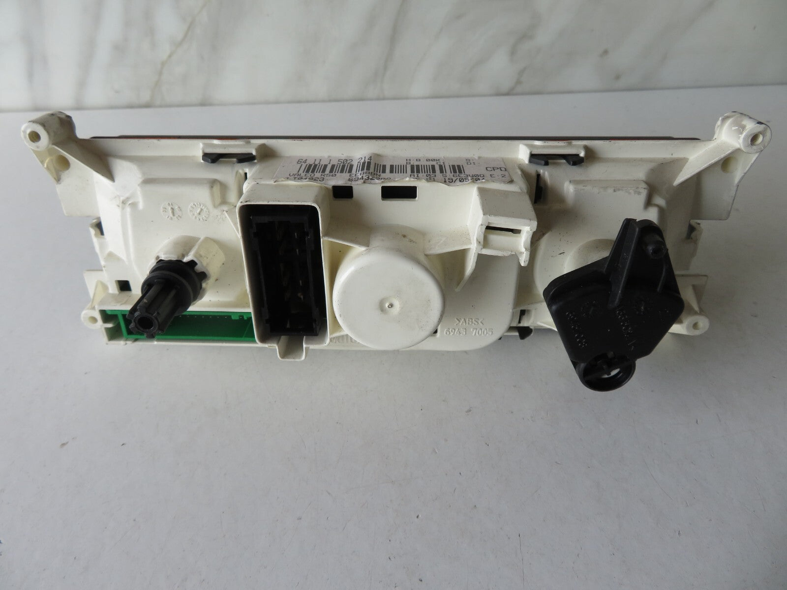 MINI COOPER S R53 HEATER CLIMATE CONTROLS 1502214 2000-2005 AMS1424