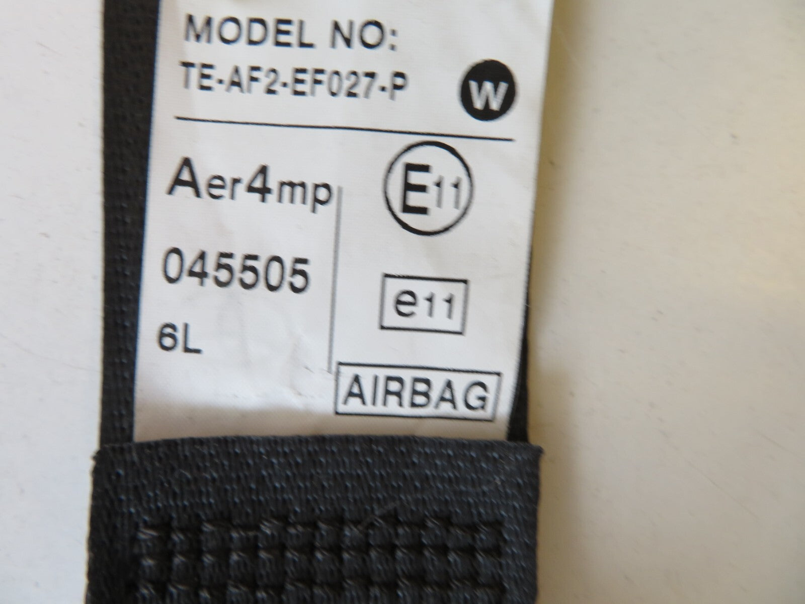 TOYOTA YARIS MK2 NSF PASSENGER SEAT BELT 3DR 73220-0D160 2006-2011 AMS1159