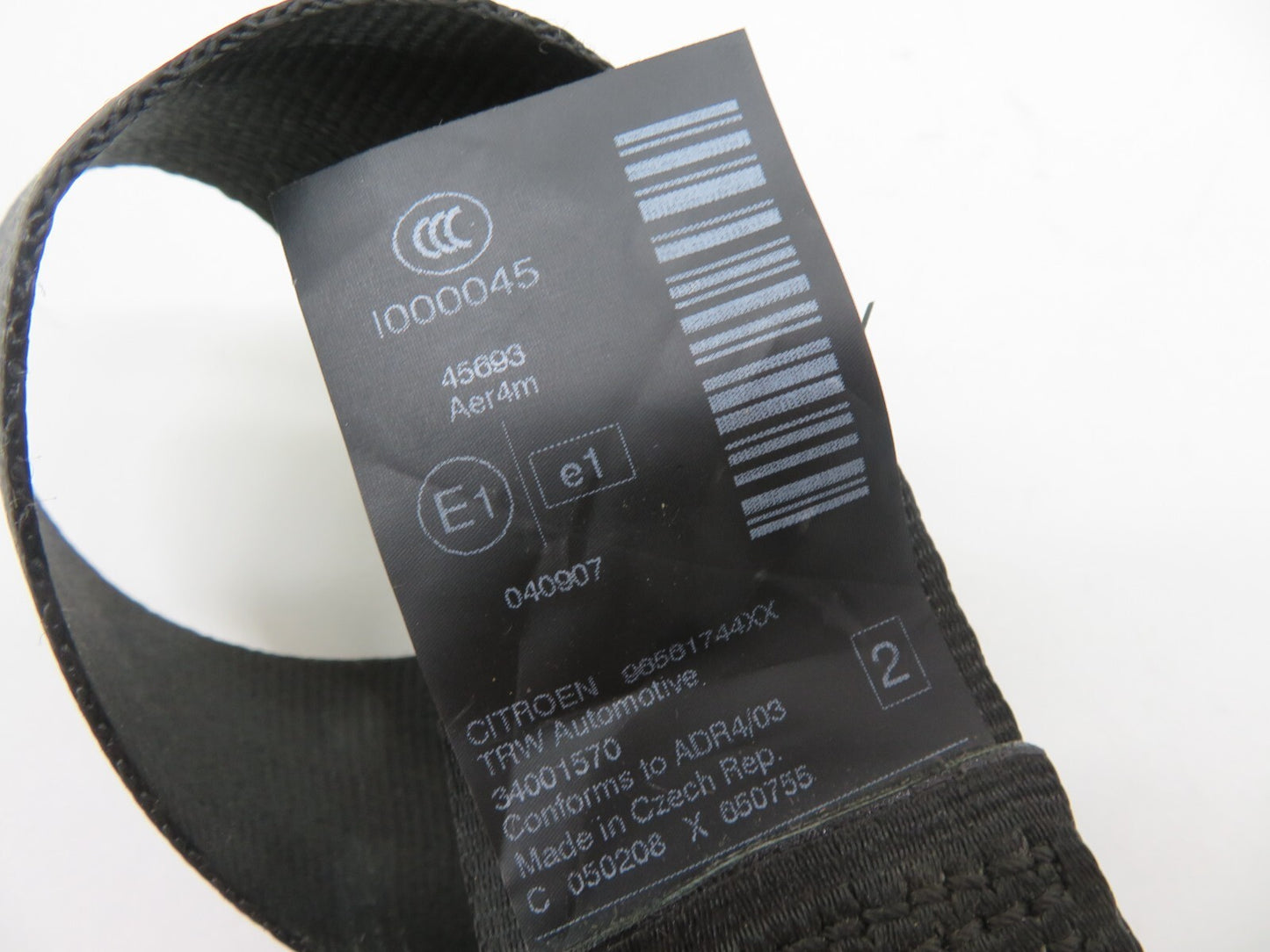 CITROEN C5 X7 NSR LEFT REAR SEAT BELT 96561744XX 2008-2015 1528