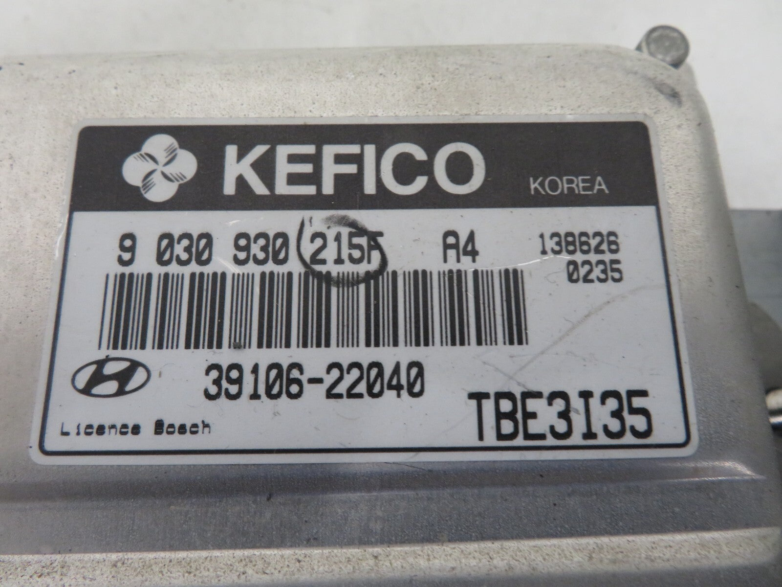 HYUNDAI GETZ ENGINE ECU 39106-22040 2002-2005 1234-2