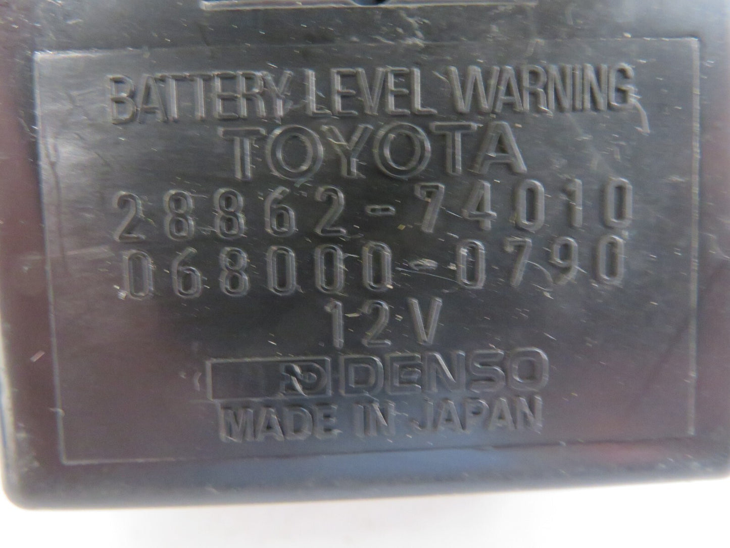 TOYOTA MR2 MK2 SW20 BATTERY LEVEL WARNING RELAY 28862-74010 AM1206-19