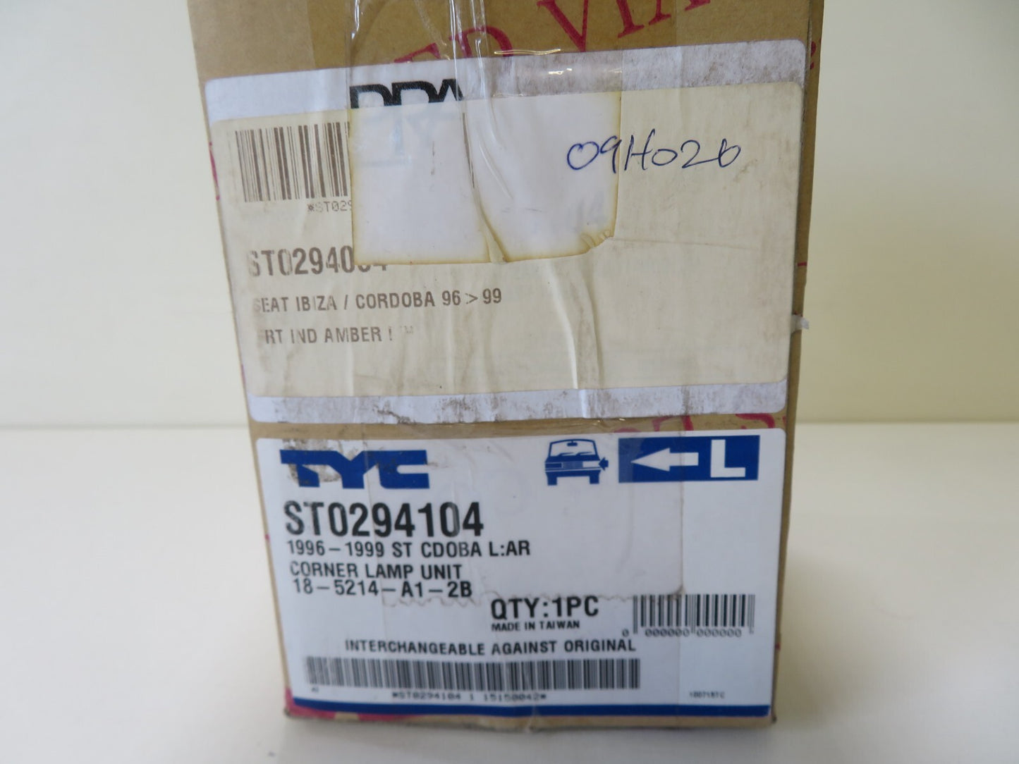 NS PASSENGER LH FRONT INDICATOR LIGHT FOR SEAT CORDOBA 1996-1999 ST0294004