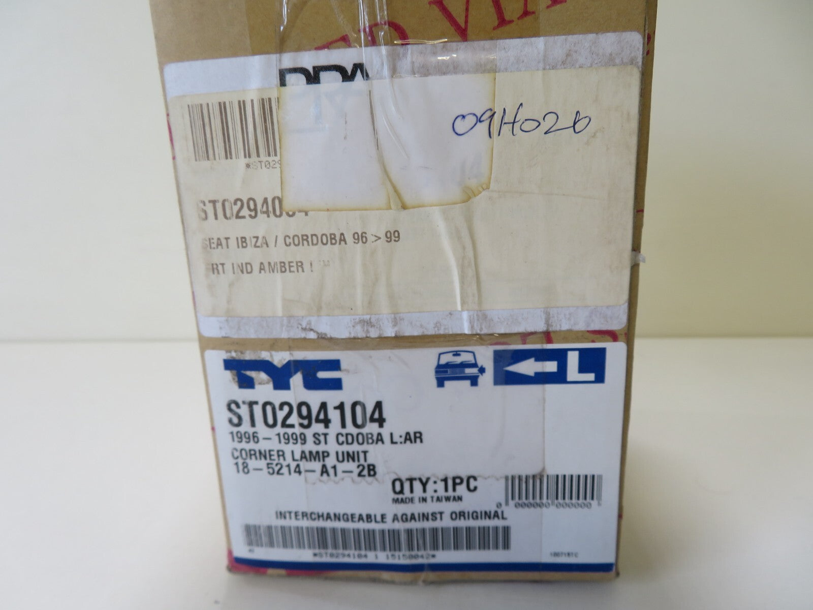 NS PASSENGER LH FRONT INDICATOR LIGHT FOR SEAT CORDOBA 1996-1999 ST0294004