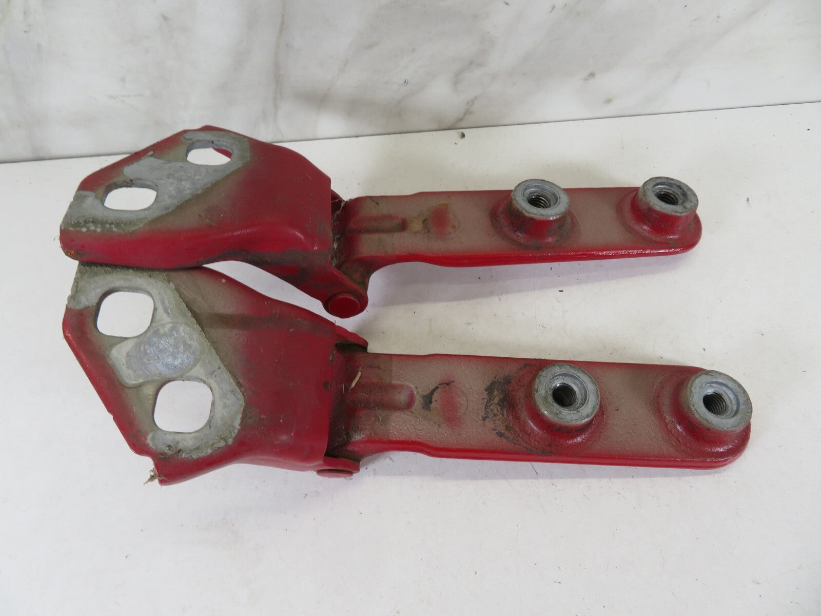 BMW MINI COOPER R52 CONVERTIBLE RED REAR TAILGATE HINGES 2004-2006 A1641-16