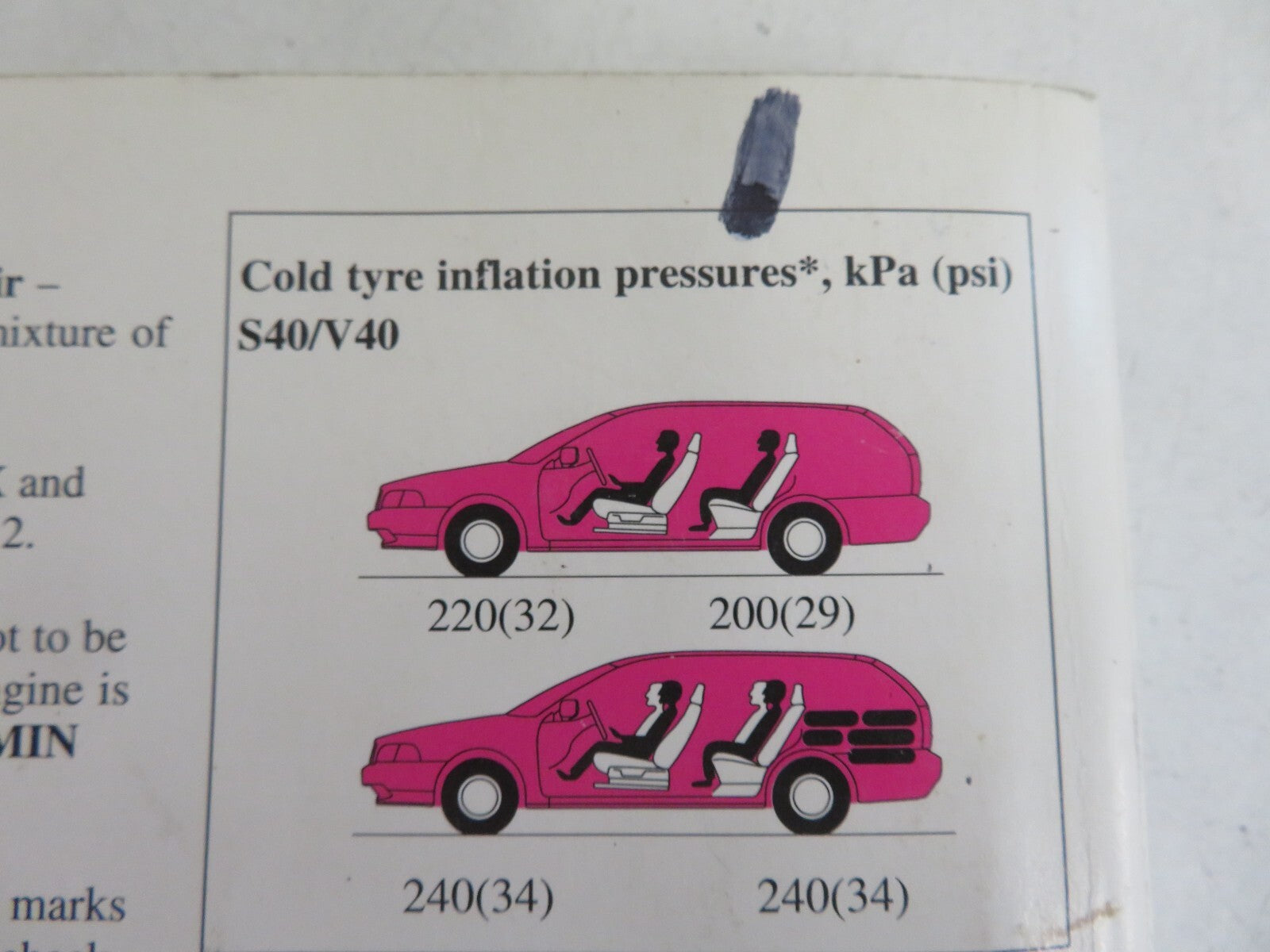 VOLVO V40 OWNERS MANUAL WITH FOLDER 1995-2004 AMS-1