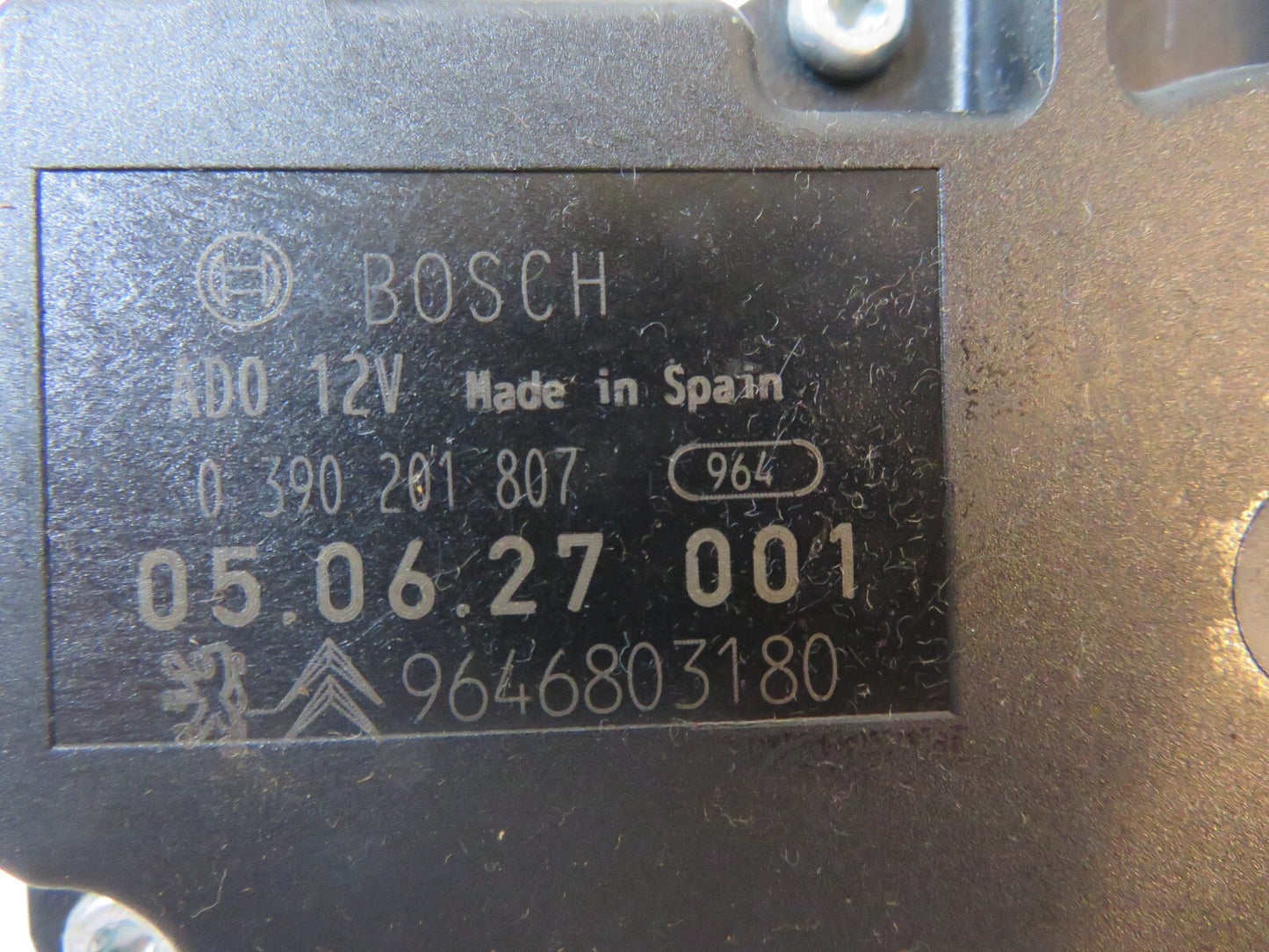 CITROEN C4 REAR WIPER MOTOR 9646803180 2004-2010 HT05