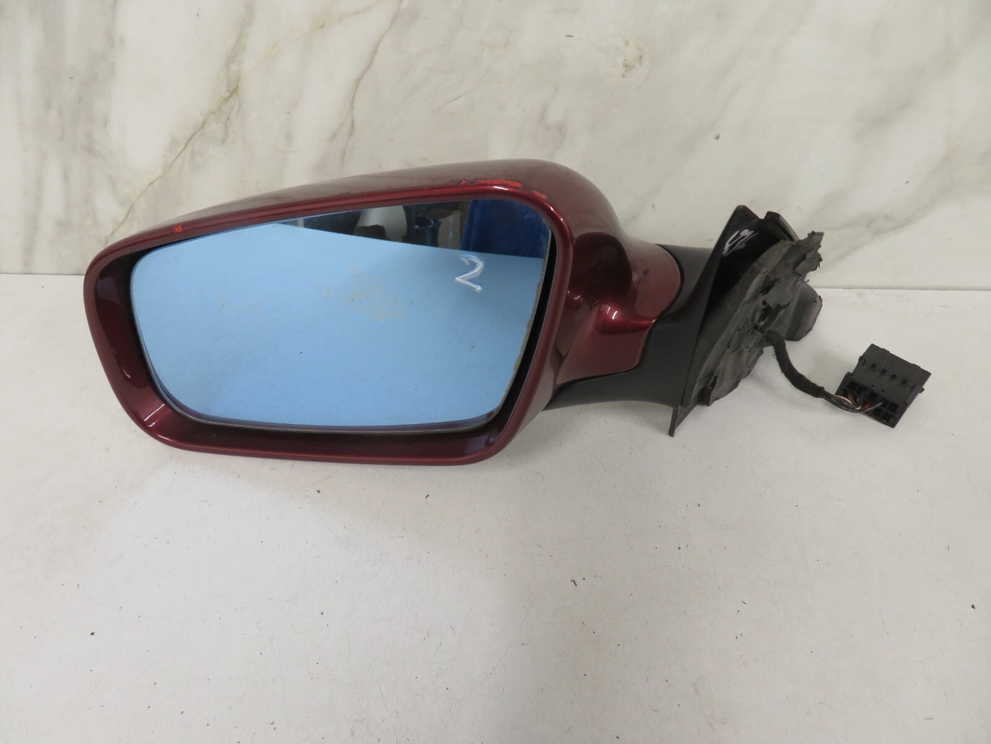 AUDI A4 1999-2001 NS PASSENGER DOOR WING MIRROR 8D2858531E MIX1411-2