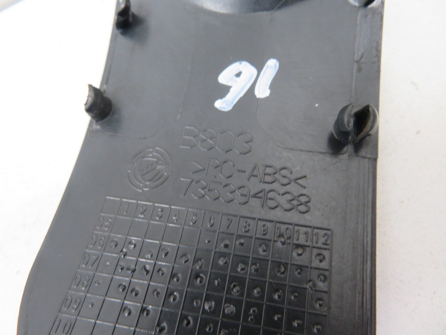 PEUGEOT BIPPER IGNITION KEY SURROUND TRIM 735394638 2008-2015 1721-16