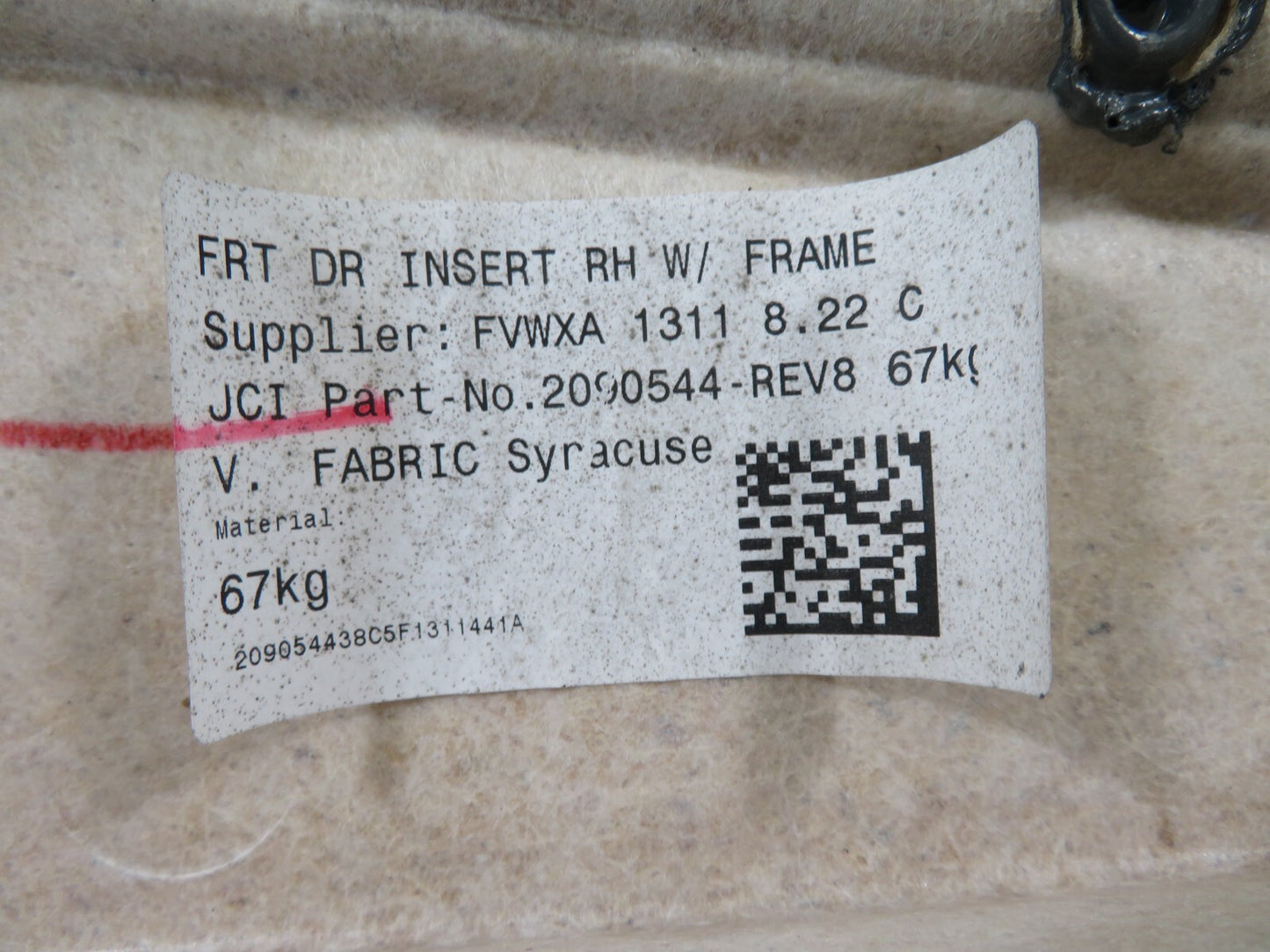 FORD GRAND C MAX OSF DRIVER INTERIOR FRONT DOOR CARD 2011-2015