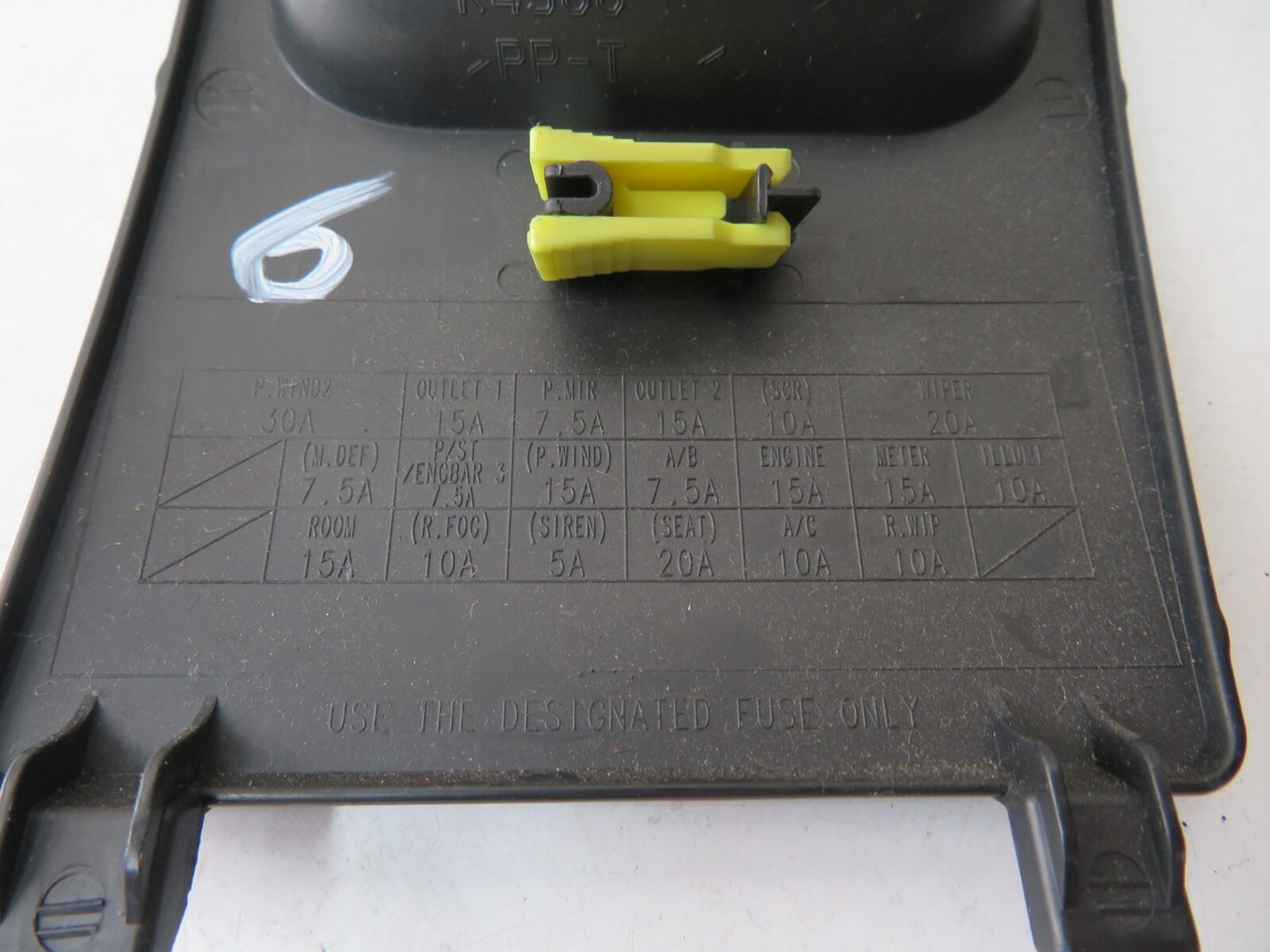 MAZDA CX7 INTERIOR FUSE BOX COVER 2007-2010 A1414-6