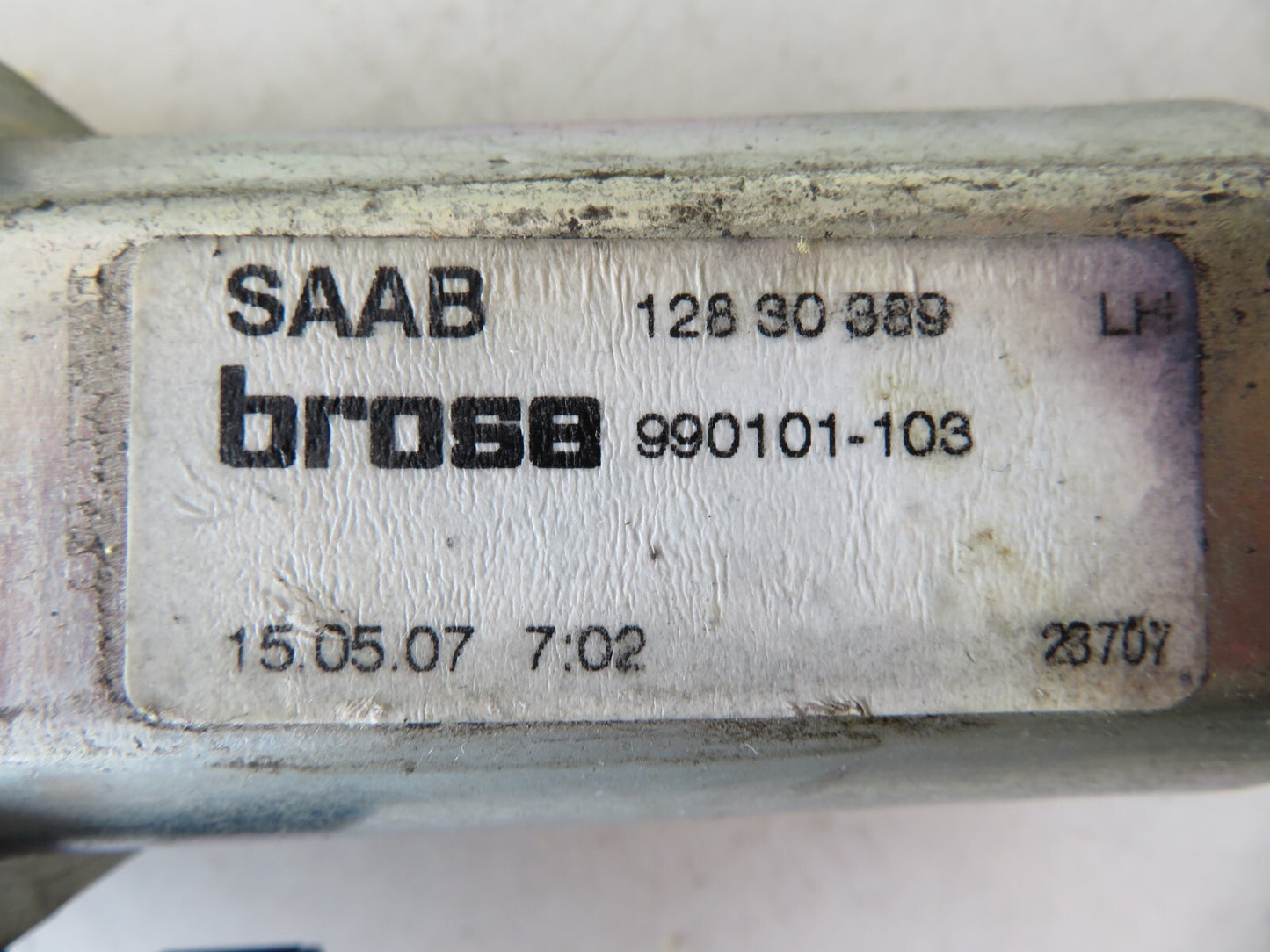 SAAB 9-3 NSF PASSENGER SIDE WINDOW MOTOR 12830389 2004-2007 AMS1455