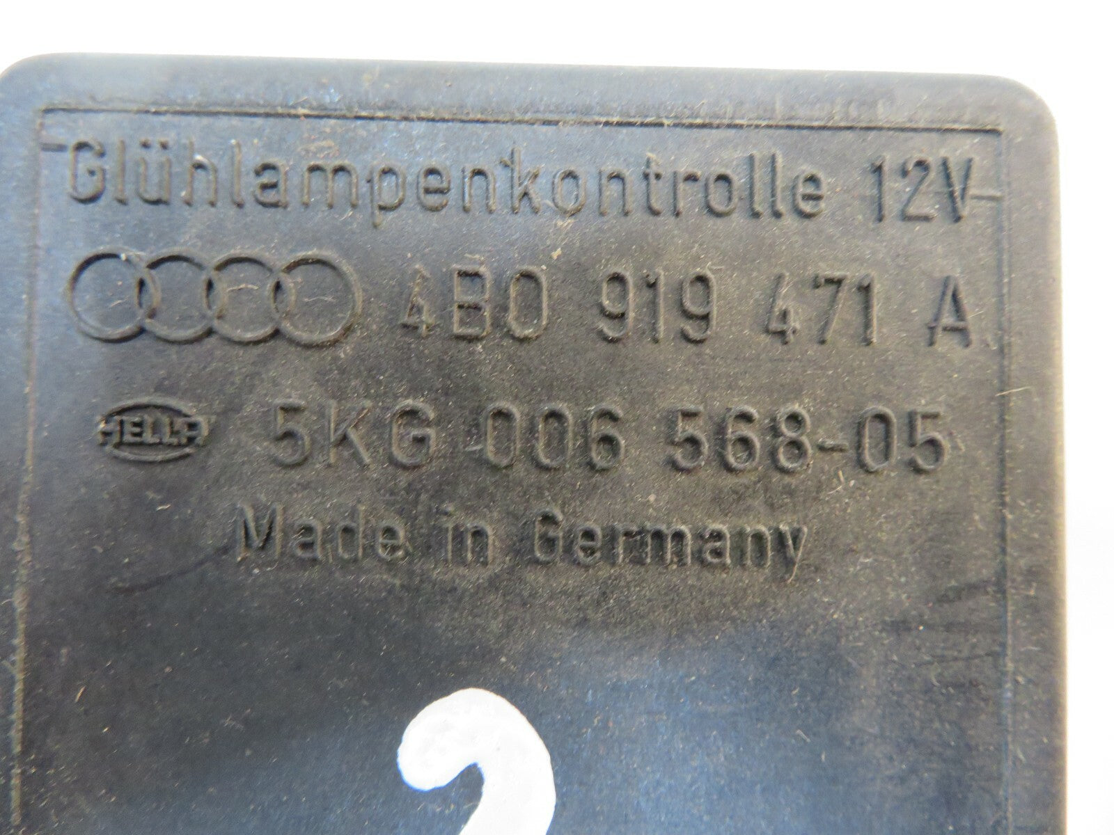 AUDI A6 C5 ALL ROAD HEADLIGHT RELAY 4B0919471A 1998-2003 REFB5-2