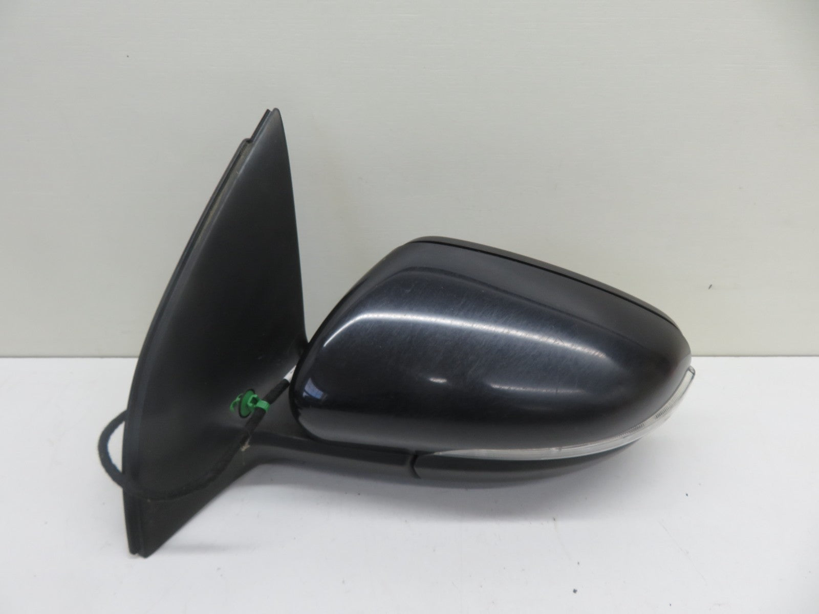VW GOLF MK6 NS PASSENGER DOOR WING MIRROR BLACK 5DR 2009-2013 1546-6