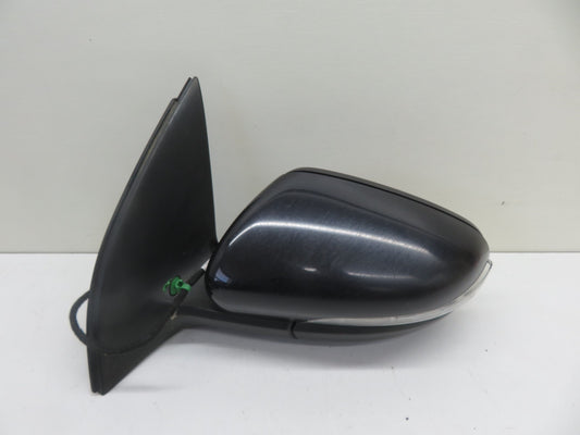 VW GOLF MK6 NS PASSENGER DOOR WING MIRROR BLACK 5DR 2009-2013 1546-6