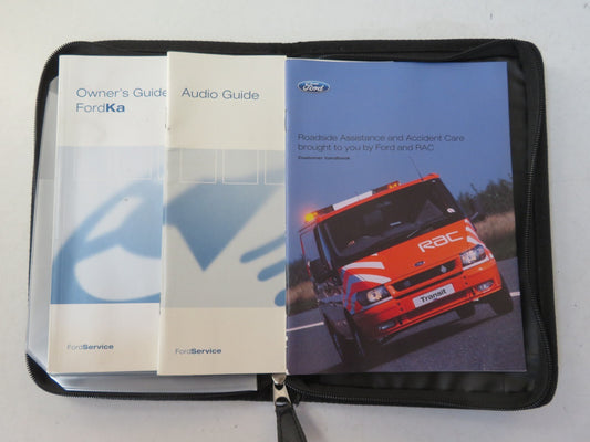 FORD KA OWNERS MANUAL WITH FOLDER 1996-2008 A1409-7
