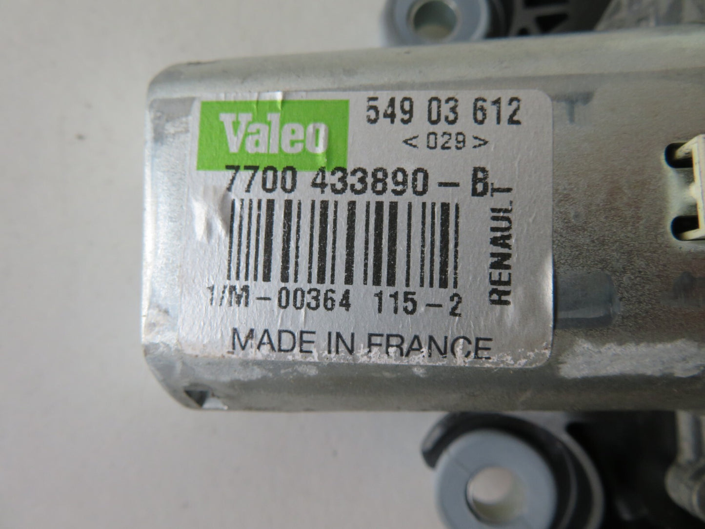 RENAULT SCENIC MK1 REAR WIPER MOTOR 7702433890 1996-2003 AMS1351